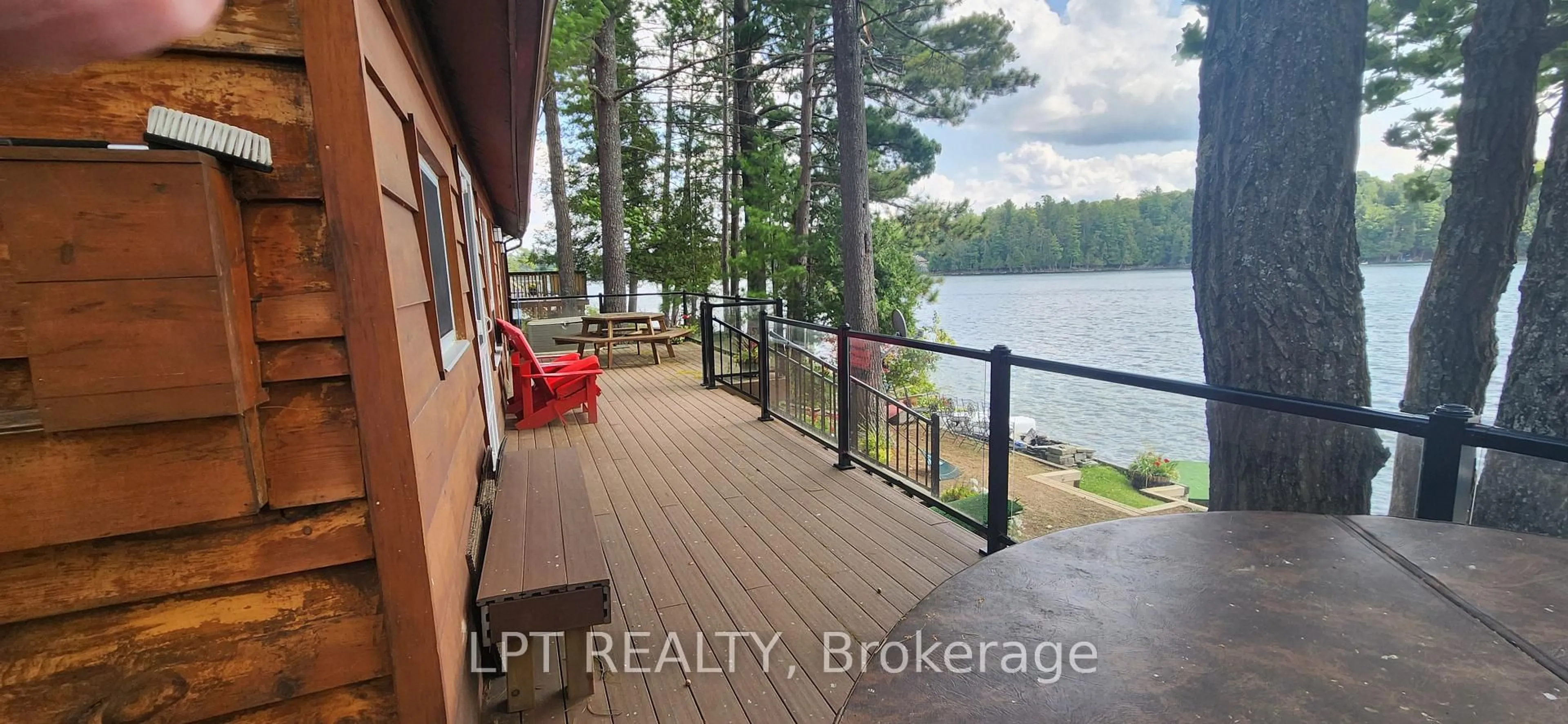 Patio, water/lake/river/ocean view for 385 Porcupine Way, Mcdonalds Corners Ontario K0G 1M0