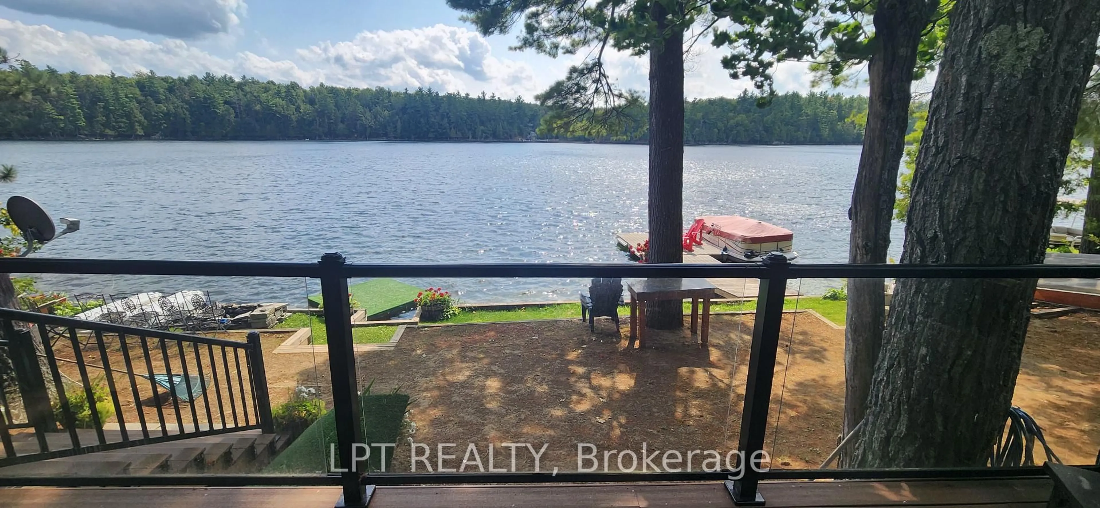 A pic from outside/outdoor area/front of a property/back of a property/a pic from drone, water/lake/river/ocean view for 385 Porcupine Way, Mcdonalds Corners Ontario K0G 1M0