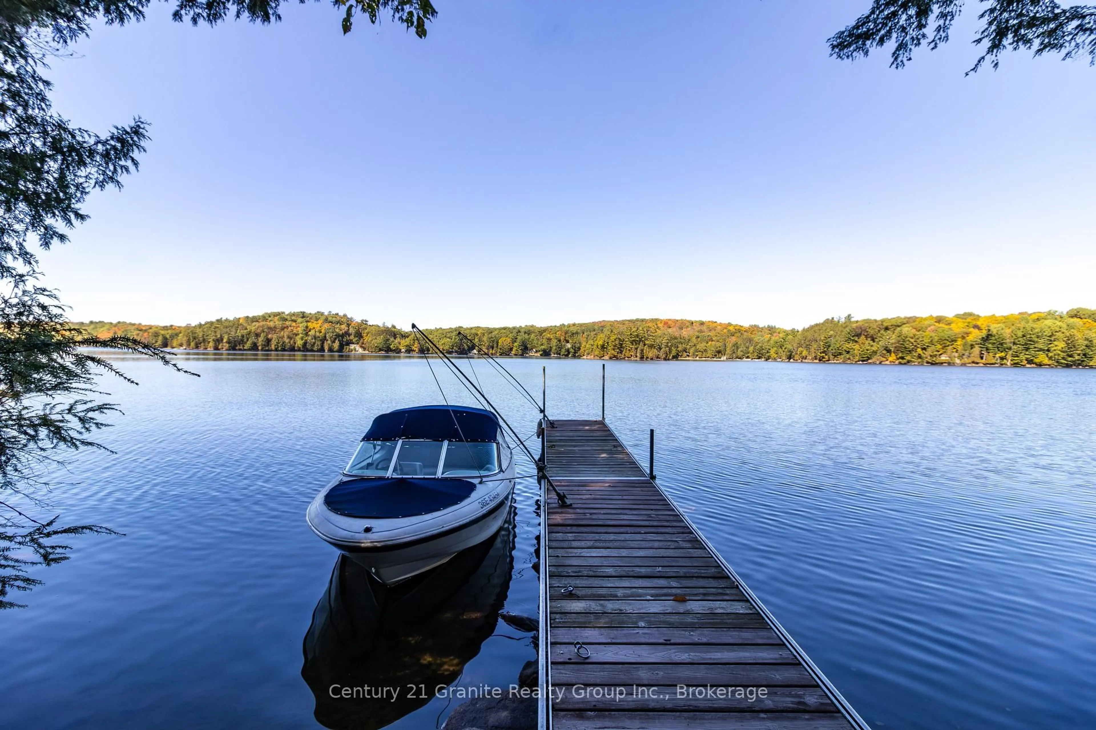 Patio, water/lake/river/ocean view for 1219 Marathon Dr, Minden Hills Ontario K0M 2K0
