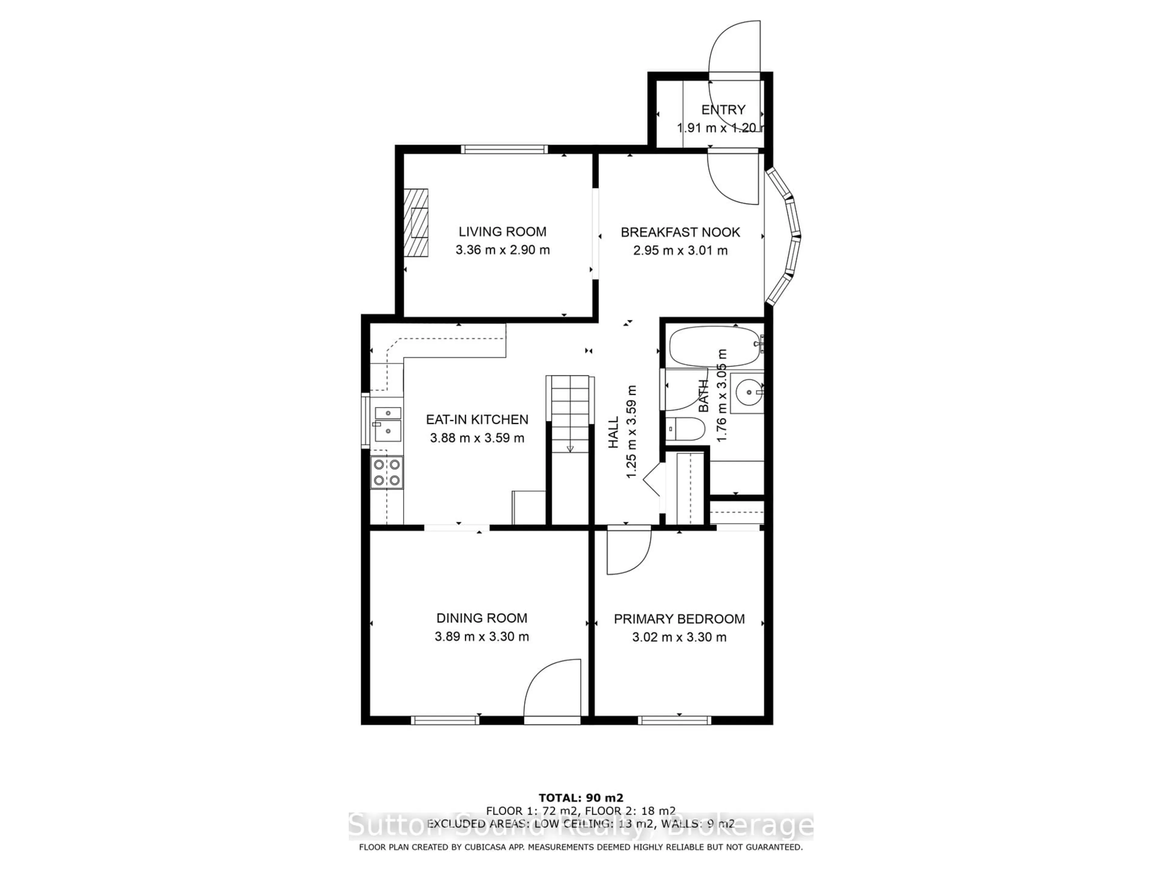 Floor plan for 449 5th Ave, Owen Sound Ontario N4K 2R4