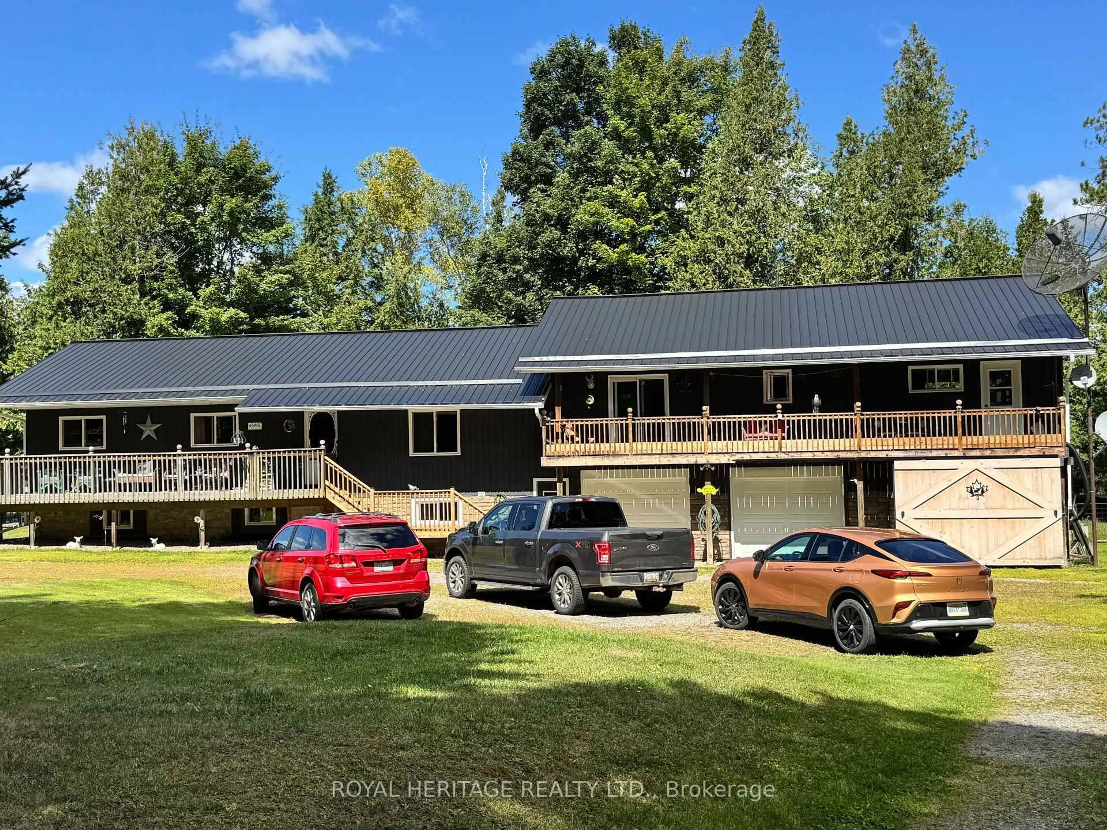A pic from outside/outdoor area/front of a property/back of a property/a pic from drone, unknown for 337 Upper Turriff Rd, Bancroft Ontario K0L 2L0
