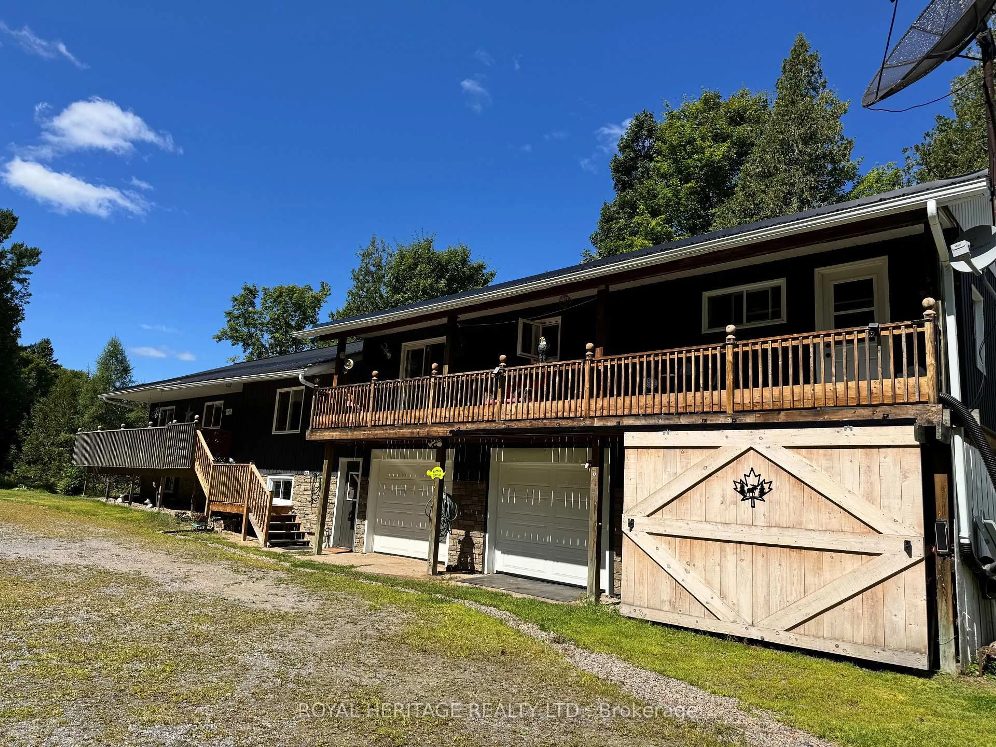 A pic from outside/outdoor area/front of a property/back of a property/a pic from drone, unknown for 337 Upper Turriff Rd, Bancroft Ontario K0L 2L0