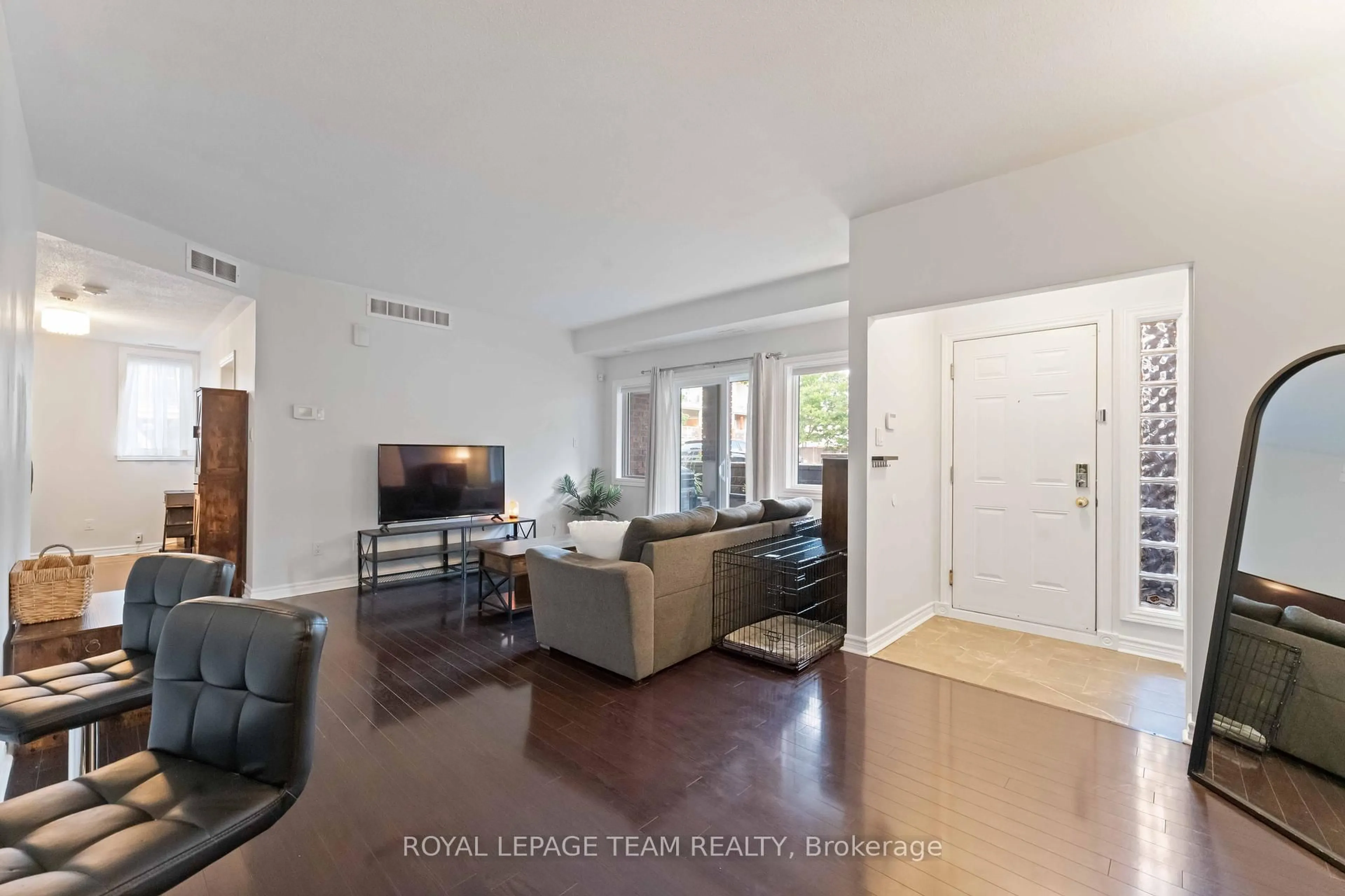 Living room with furniture, unknown for 97 Crestway Dr #A, Ottawa Ontario K2G 7C6