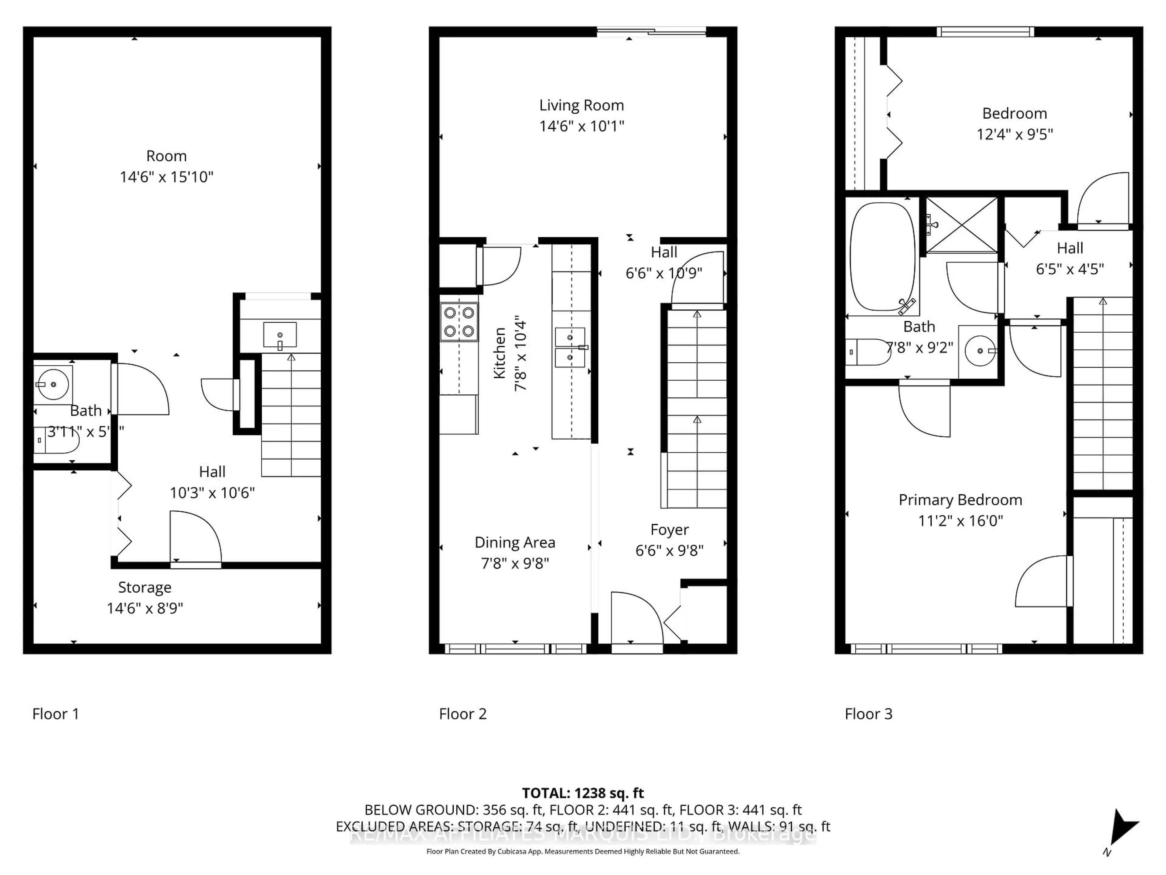 Floor plan for 123 Jobin Ave, Cornwall Ontario K6J 3K9