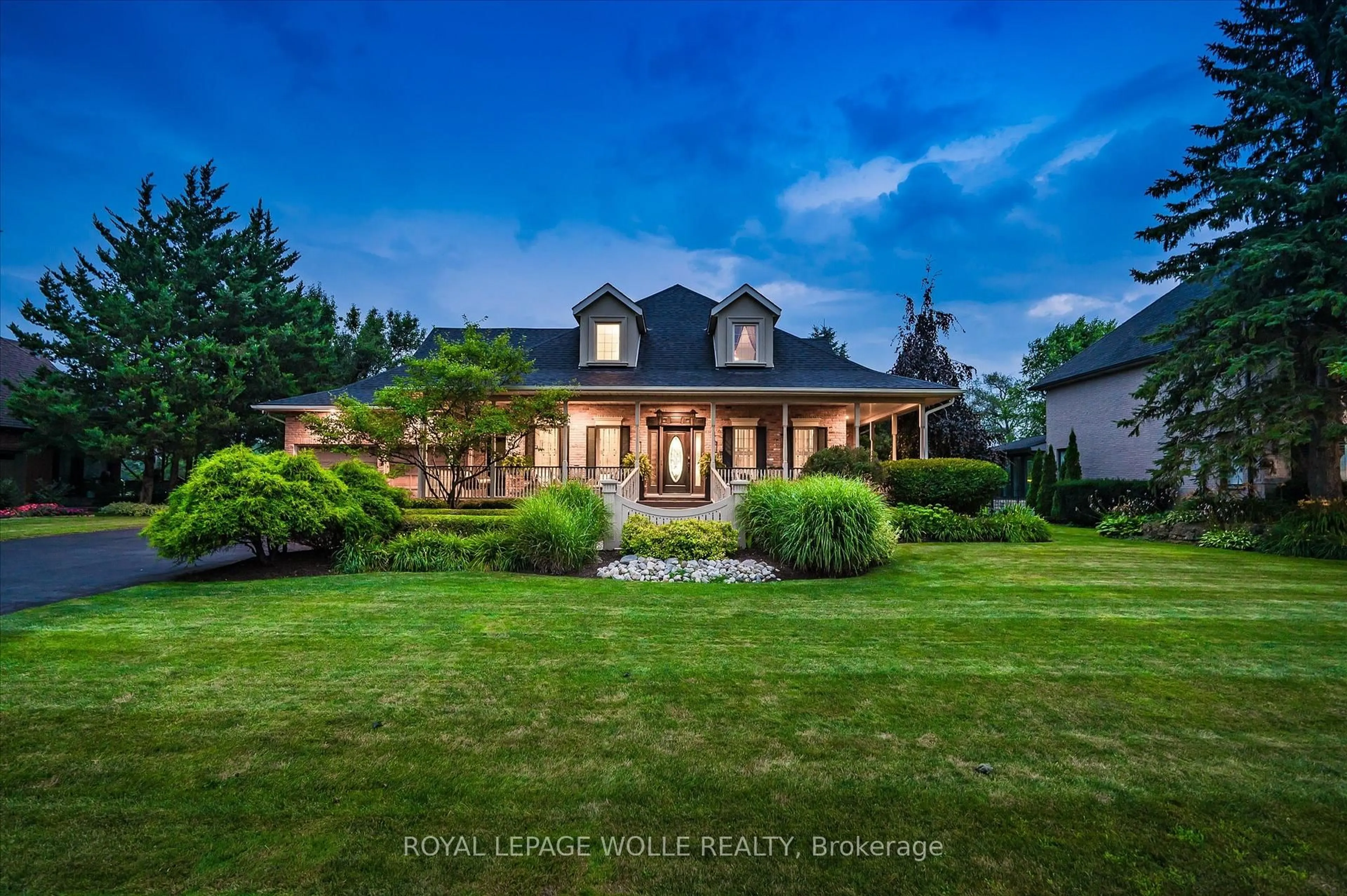 A pic from outside/outdoor area/front of a property/back of a property/a pic from drone, unknown for 331 Golf Course Rd, Woolwich Ontario N0B 1N0
