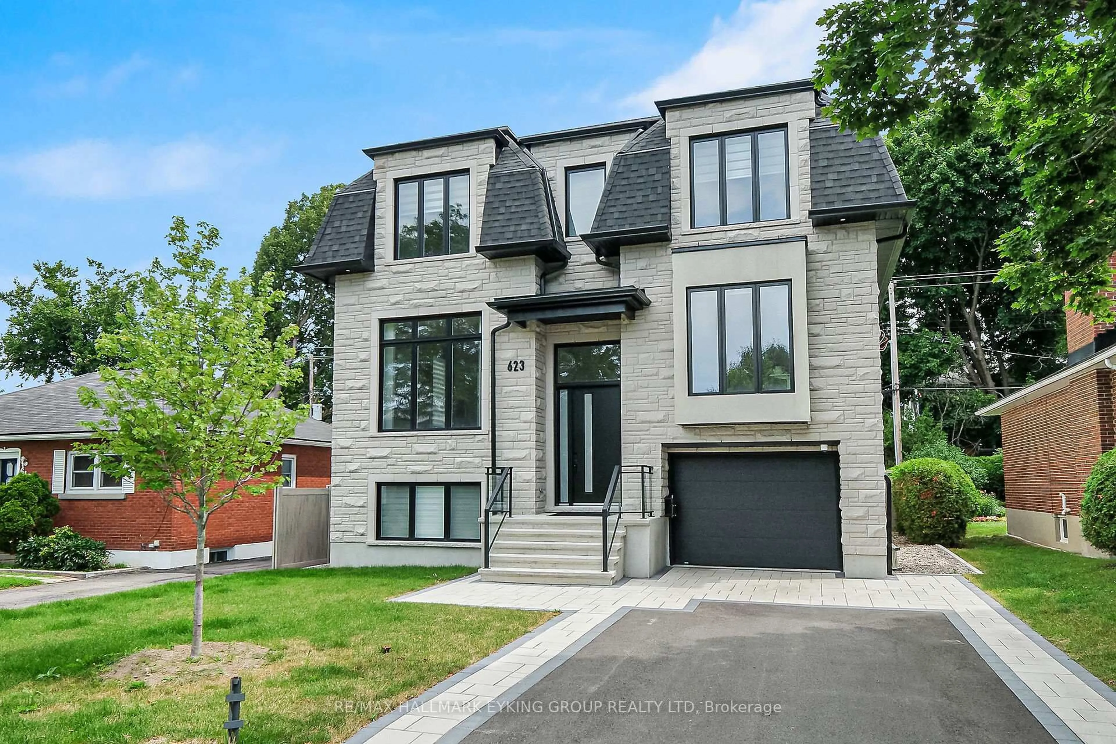 Home with brick exterior material, street for 623 Rowanwood Ave, Ottawa Ontario K2A 3E3