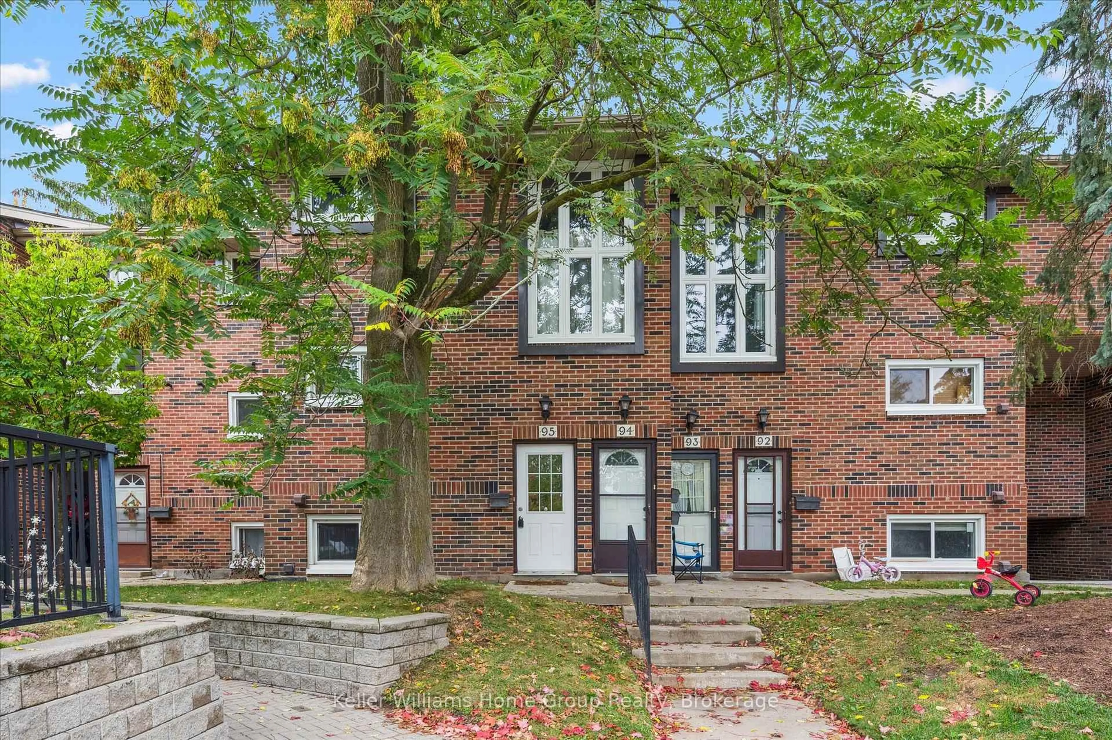 Home with brick exterior material, street for 49 Rhonda Rd #95, Guelph Ontario N1H 7A4