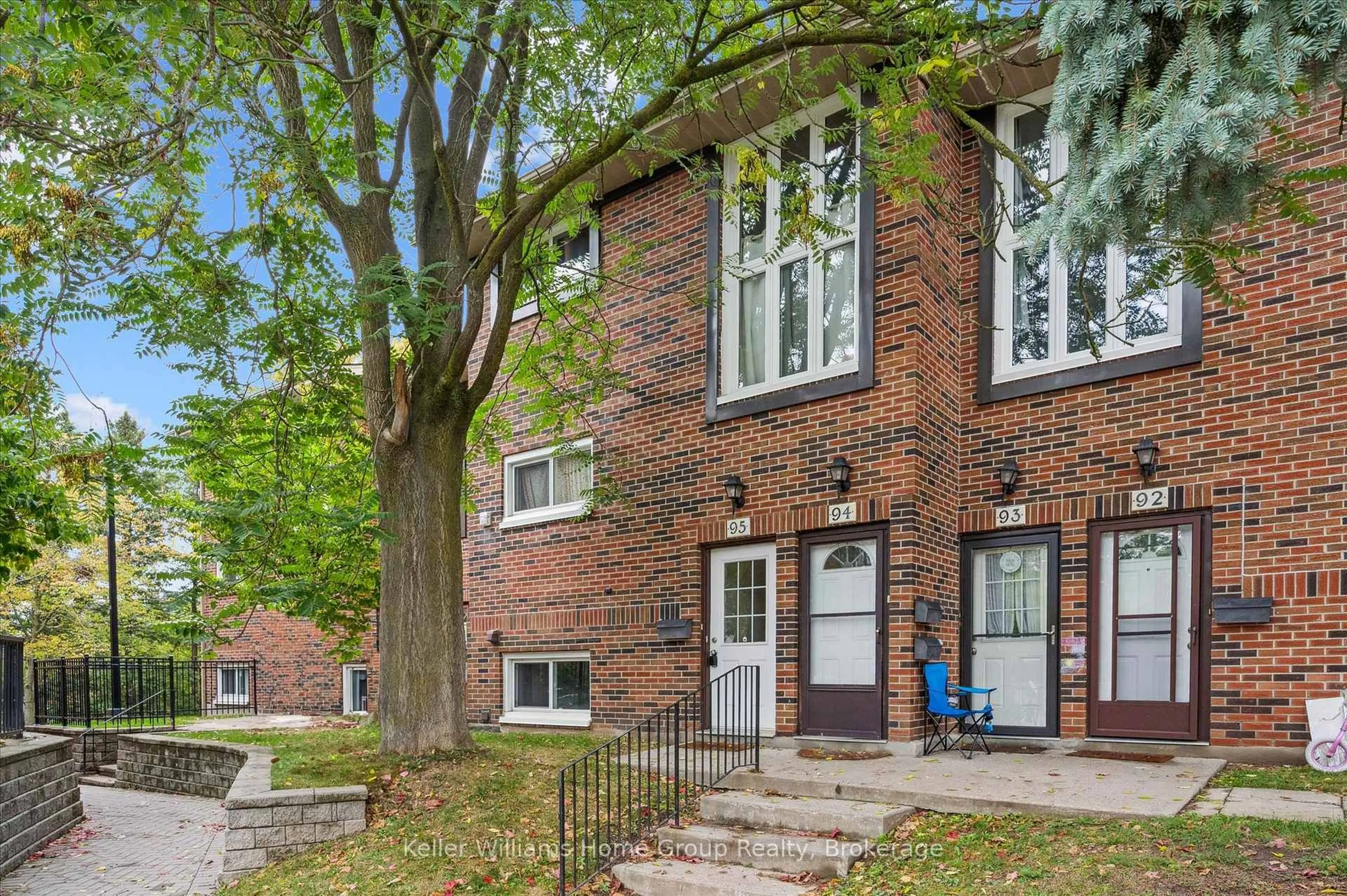 Home with brick exterior material, street for 49 Rhonda Rd #95, Guelph Ontario N1H 7A4