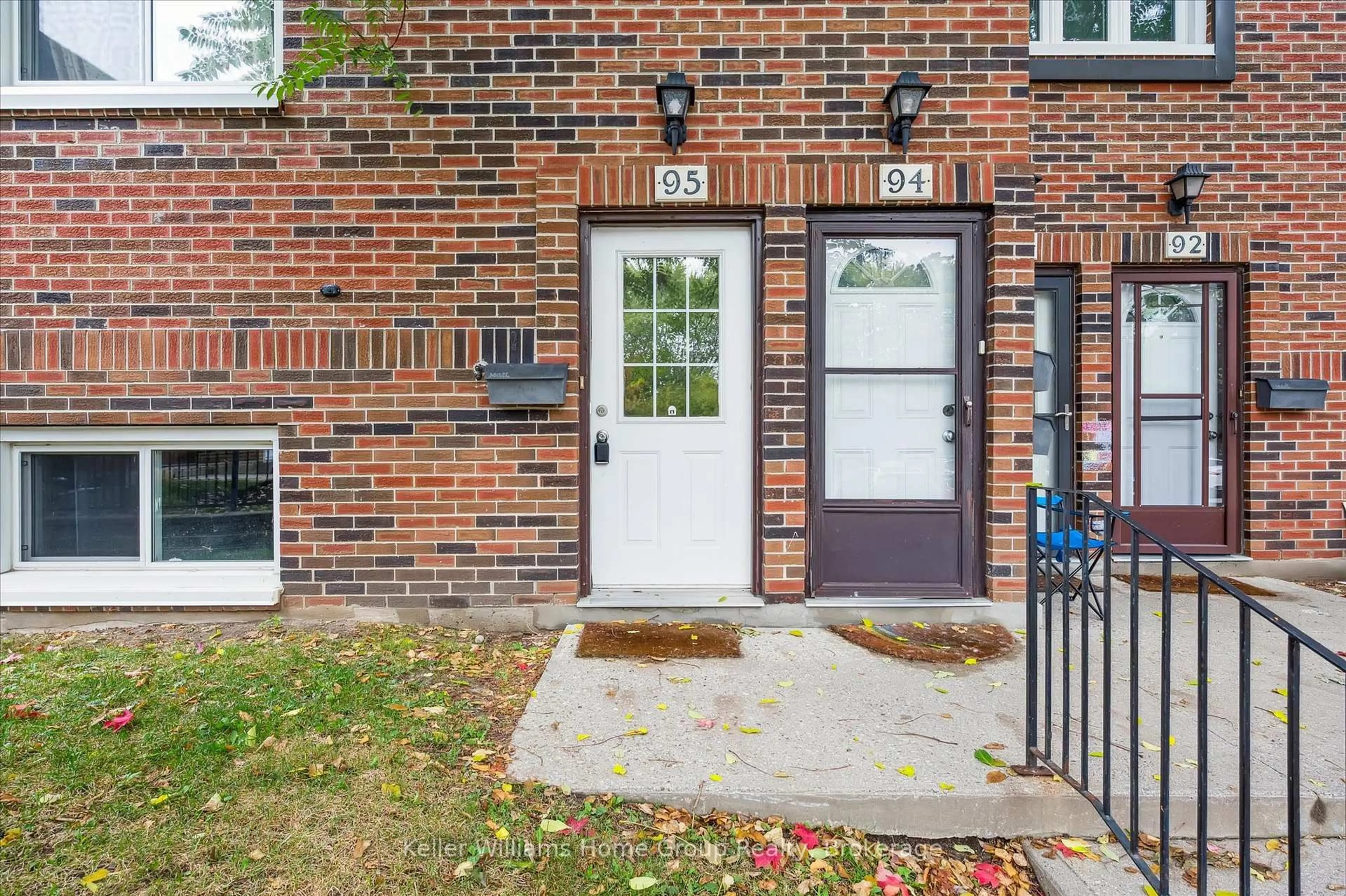 Home with brick exterior material, street for 49 Rhonda Rd #95, Guelph Ontario N1H 7A4