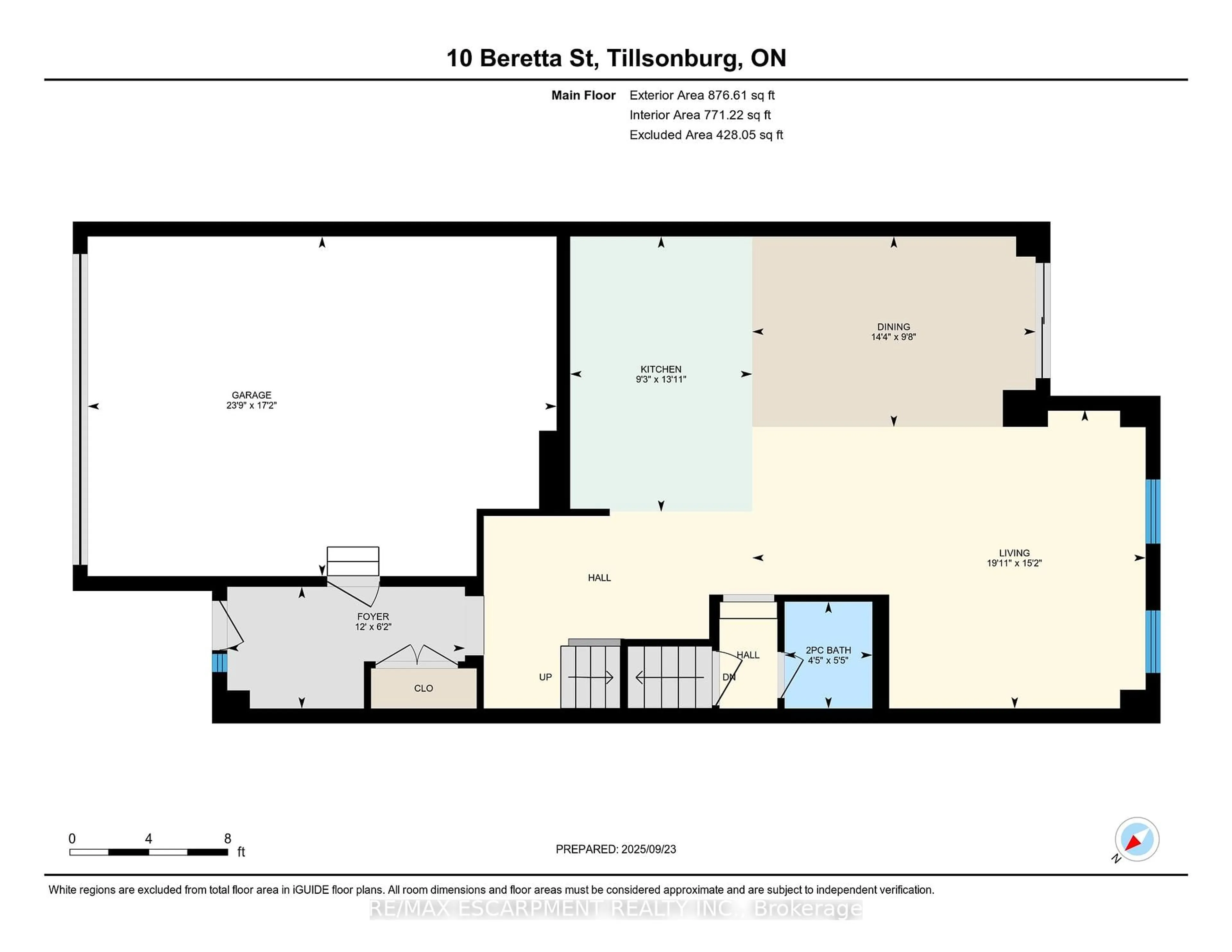 Floor plan for 10 Beretta St, Tillsonburg Ontario N4G 0J7