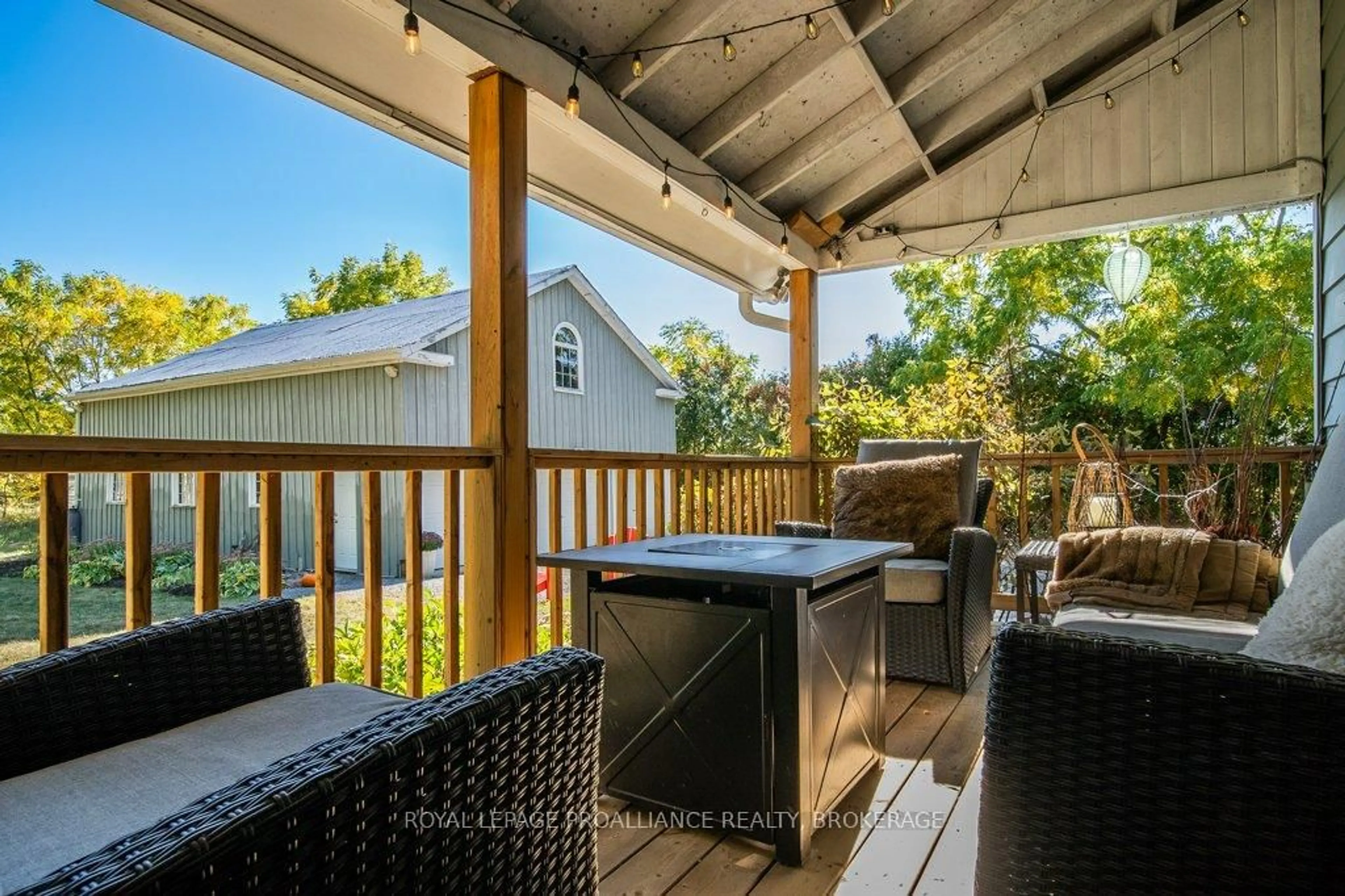 Patio, water/lake/river/ocean view for 376 Huffman Rd, Yarker Ontario K0K 3N0