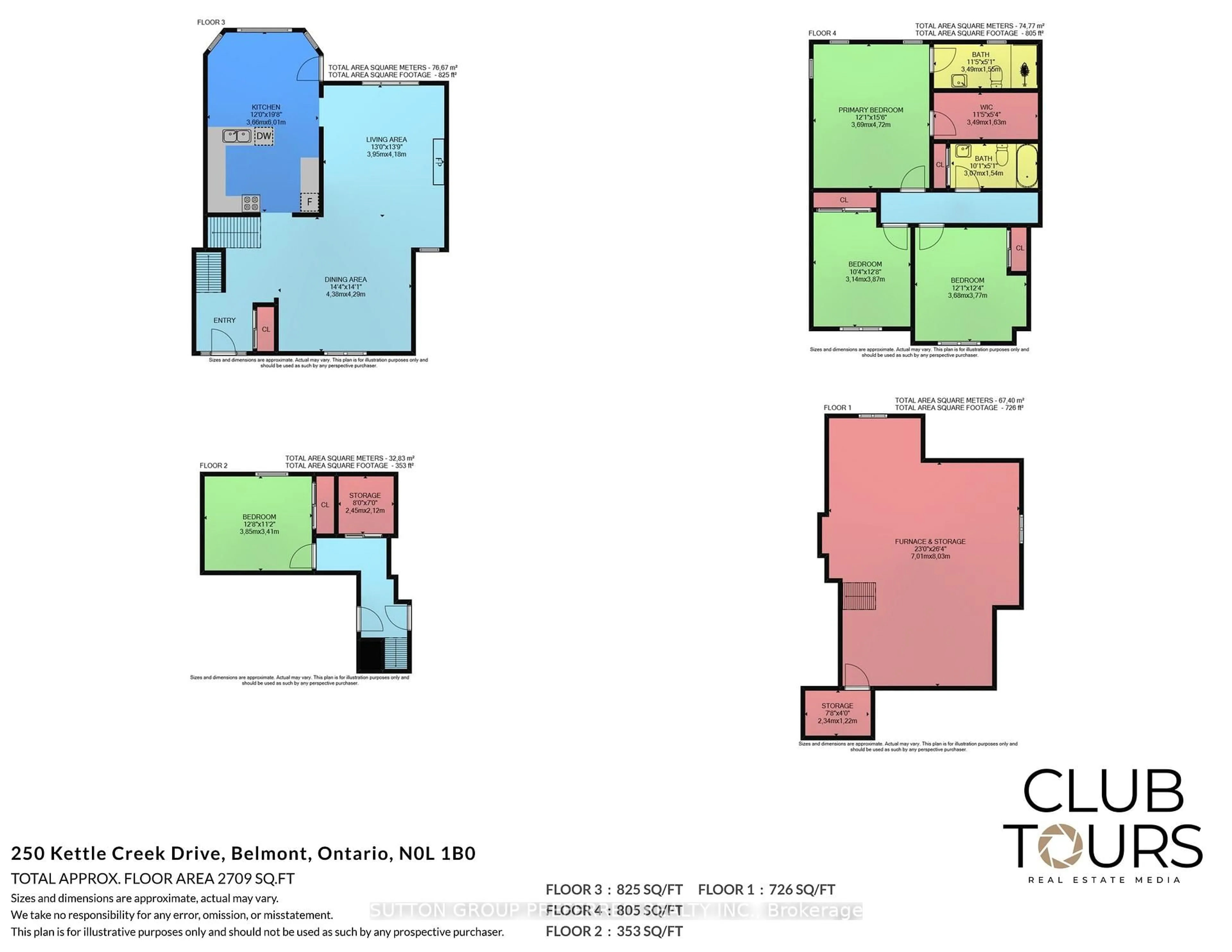 Floor plan for 250 Kettle Creek Dr, Central Elgin Ontario N0L 1B0