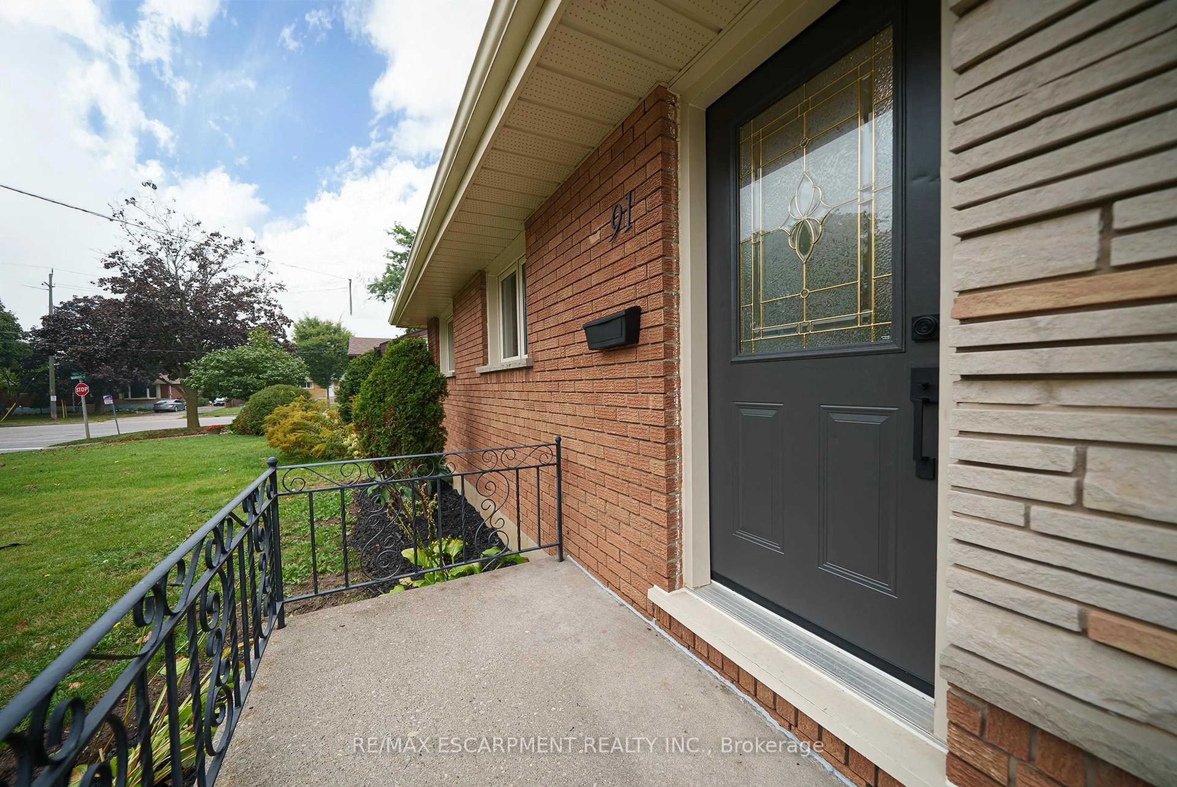 Home with brick exterior material, street for 91 Varadi Ave, Brantford Ontario N3R 3N4