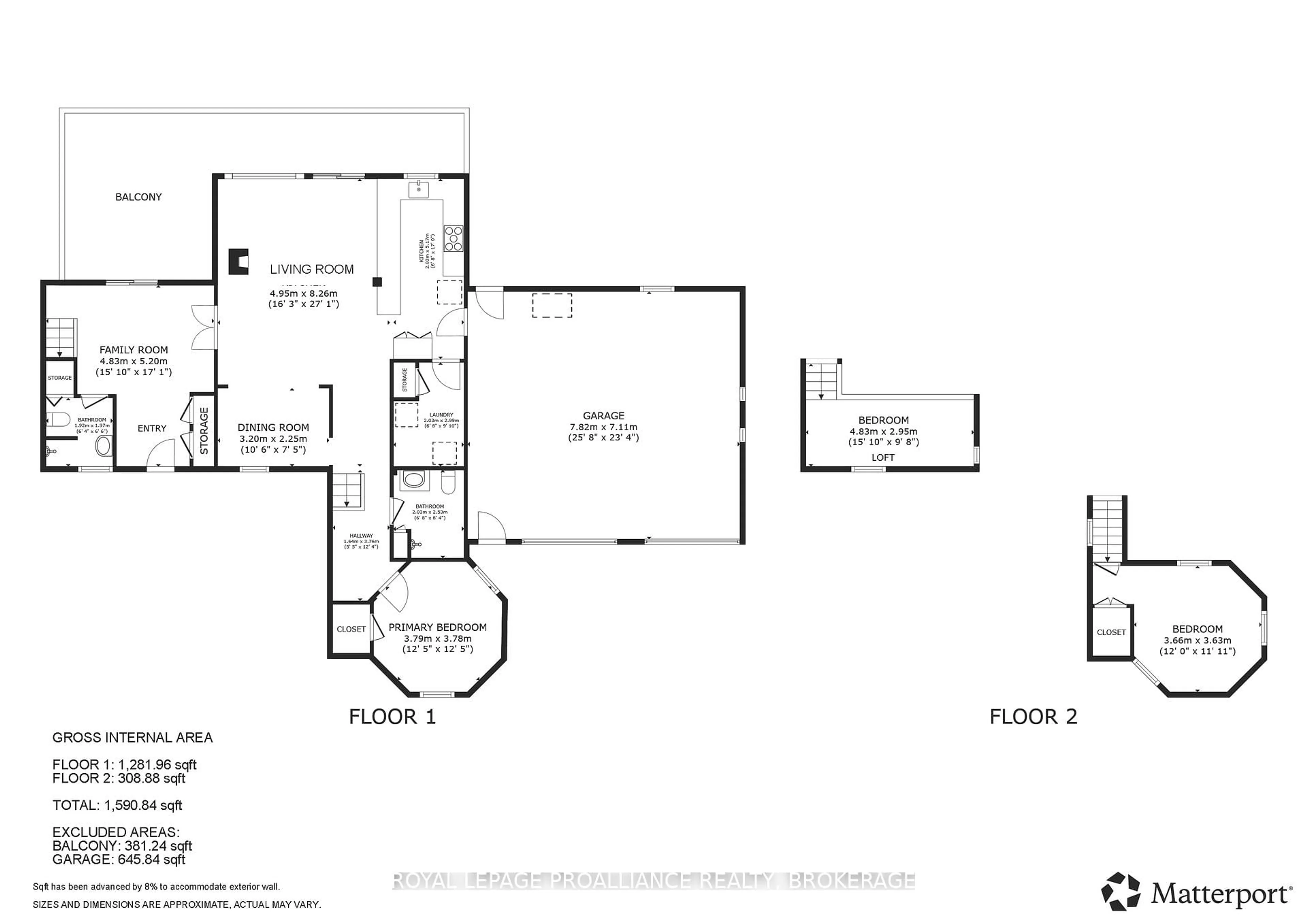 Floor plan for 18 Hickory Lane, Perth Road Ontario K0H 2L0