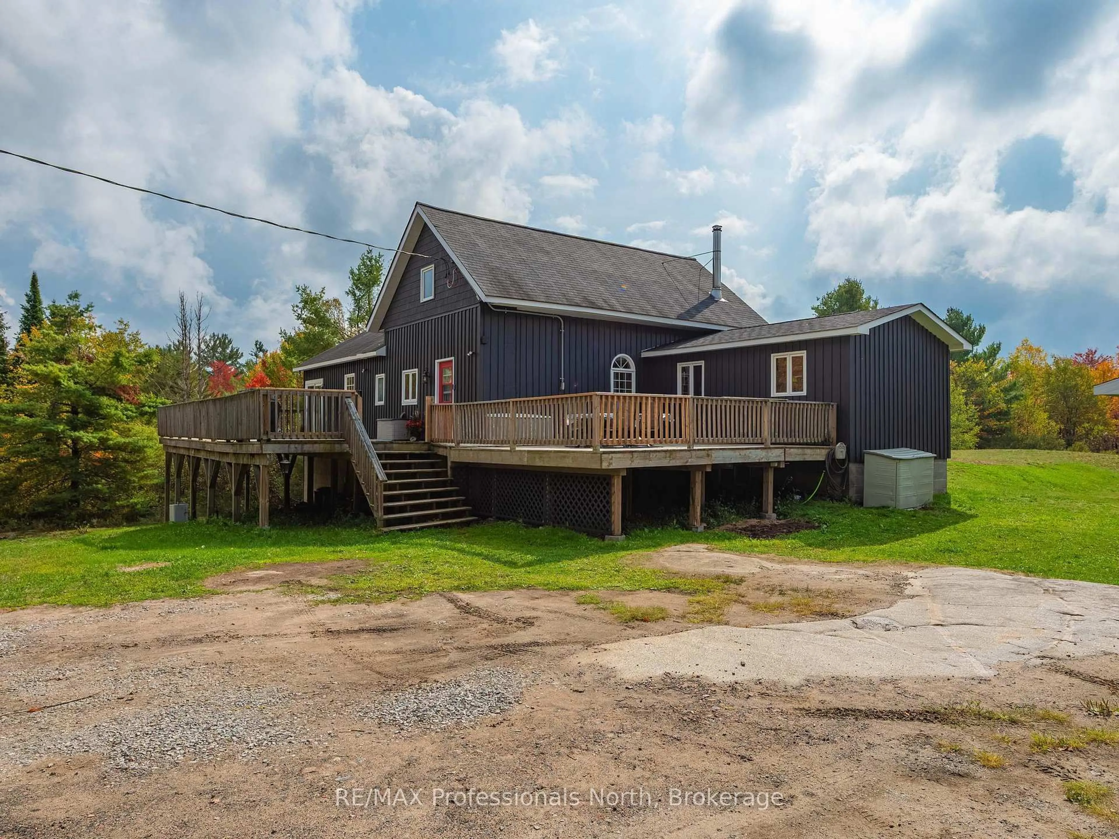 A pic from outside/outdoor area/front of a property/back of a property/a pic from drone, unknown for 1110 Sedgwick Rd, Minden Hills Ontario K0M 2K0