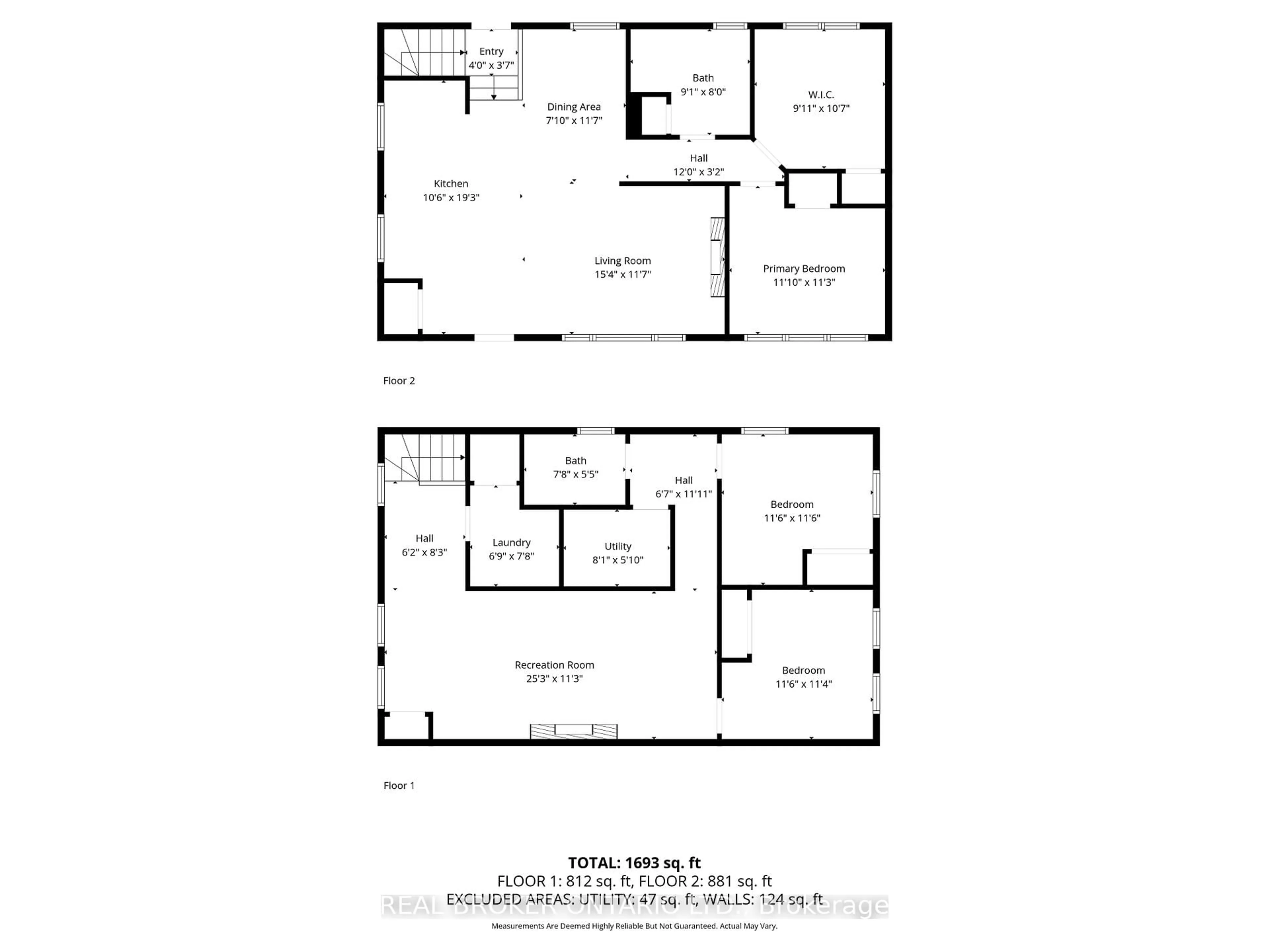 Floor plan for 61 Clench Ave, Brantford Ontario N3T 1B7