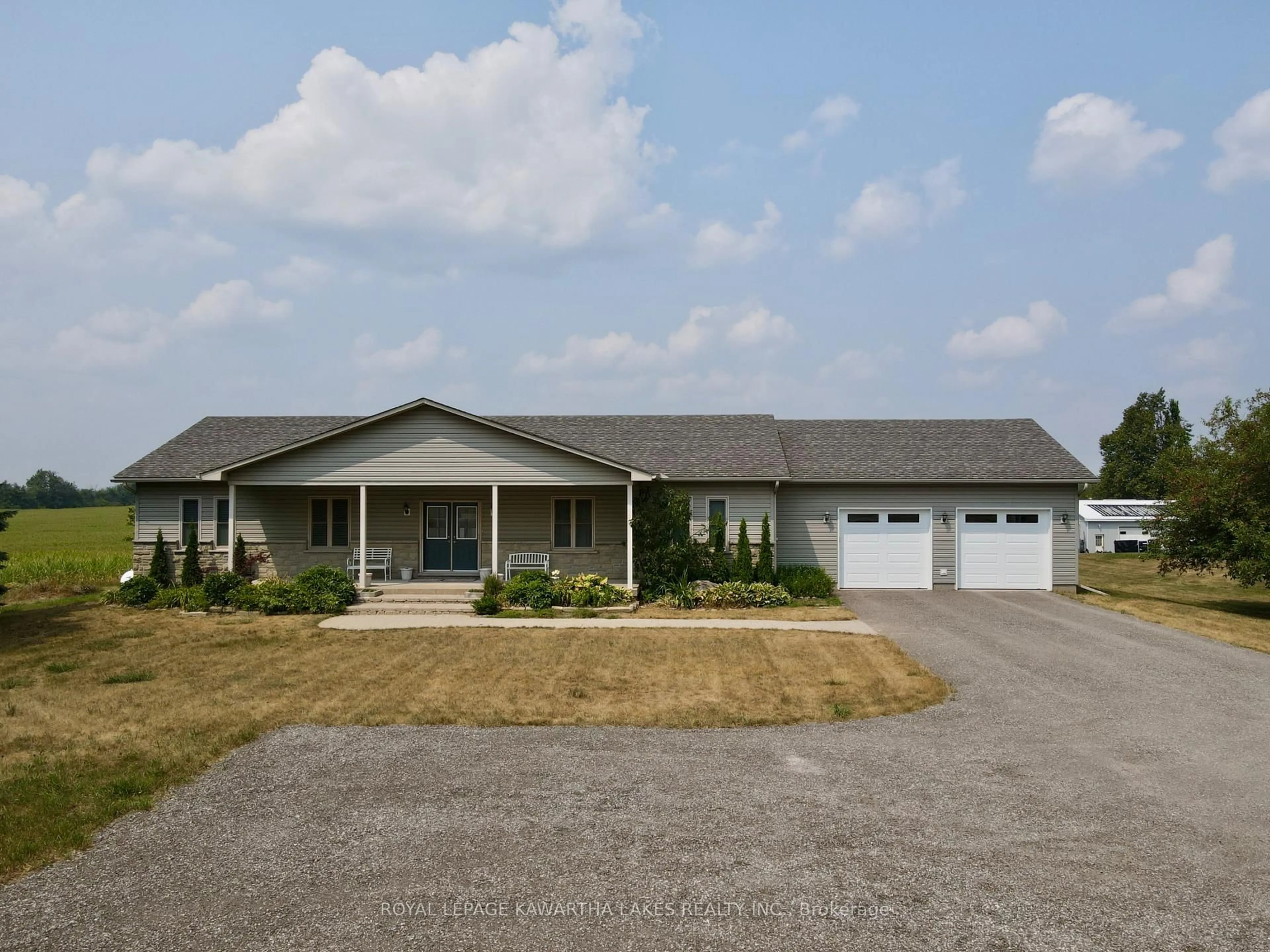 Home with vinyl exterior material, street for 427 Linden Valley Rd, Kawartha Lakes Ontario K0M 2T0