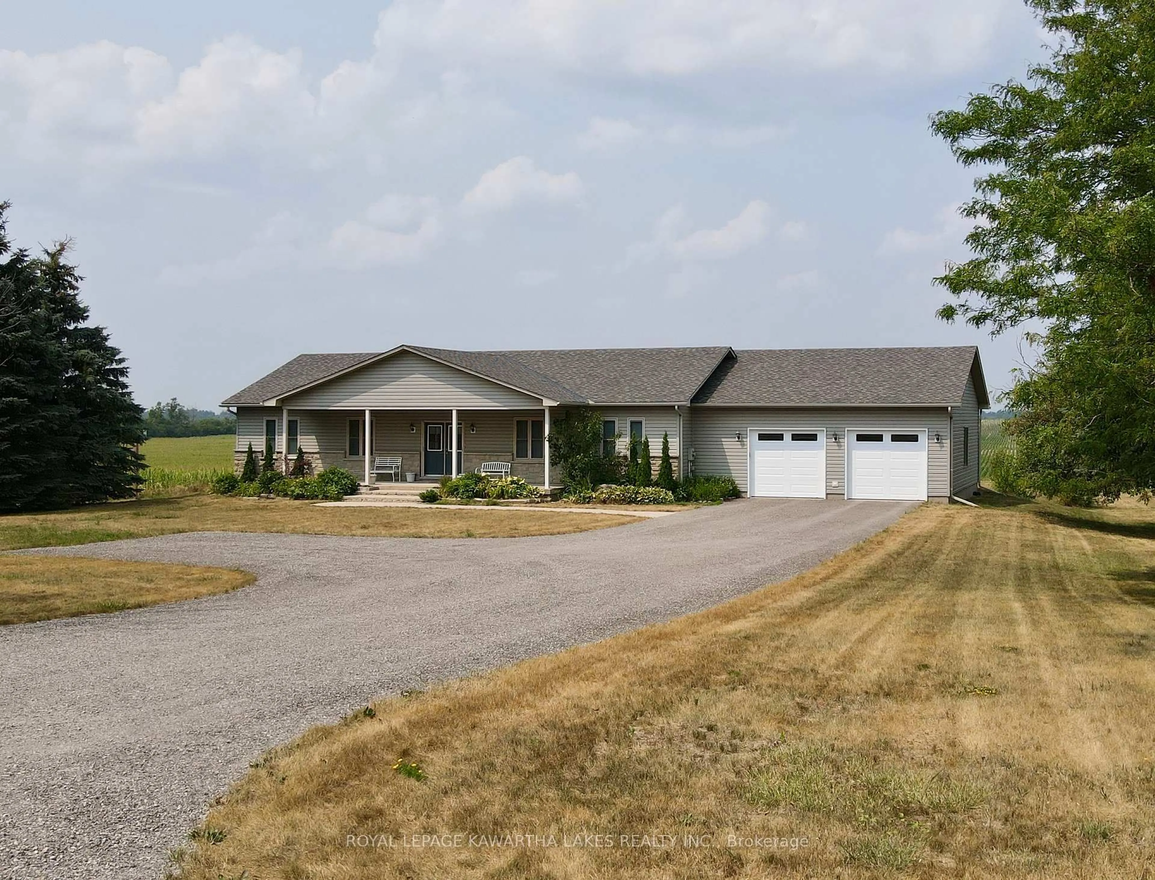 A pic from outside/outdoor area/front of a property/back of a property/a pic from drone, unknown for 427 Linden Valley Rd, Kawartha Lakes Ontario K0M 2T0