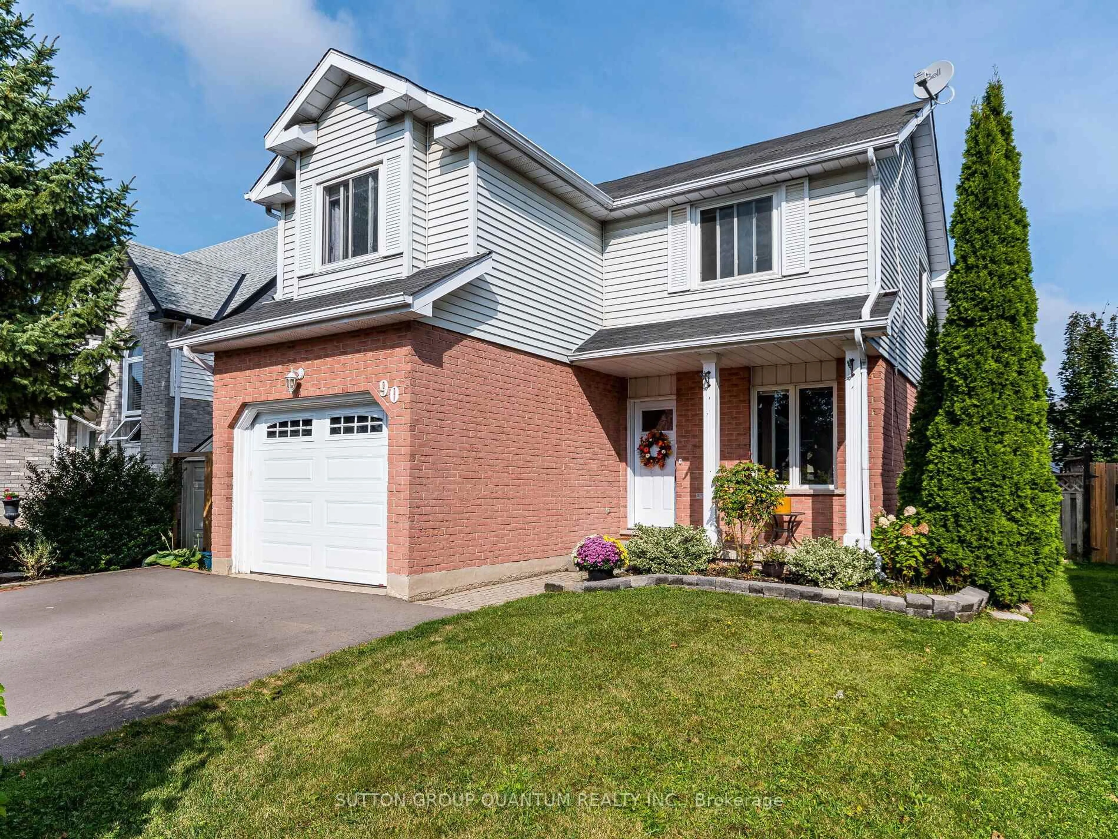 Home with brick exterior material, street for 90 Ironstone Dr, Cambridge Ontario N1P 1A4