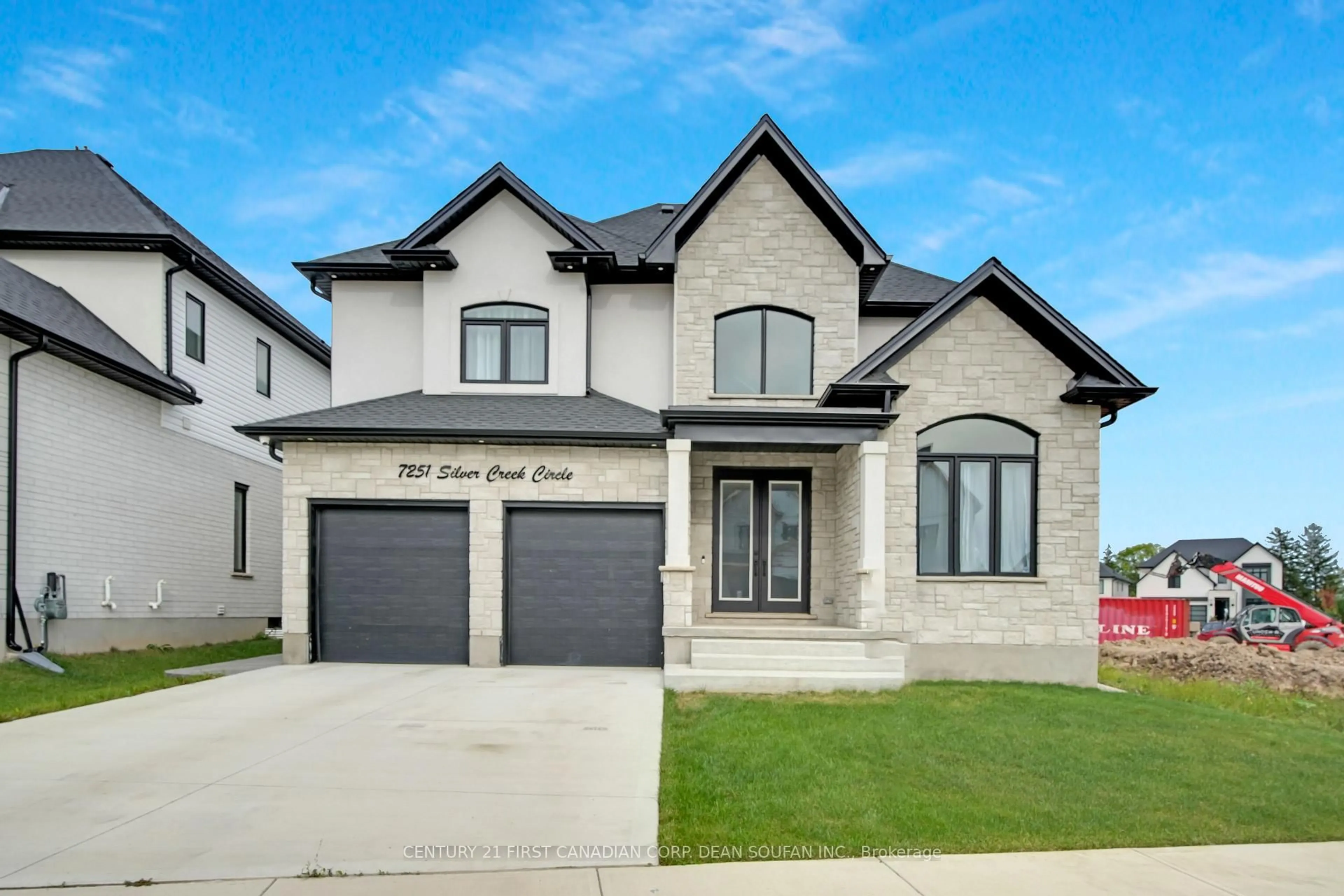 Home with brick exterior material, street for 7251 Silver Creek Circ, London South Ontario N6P 0G9