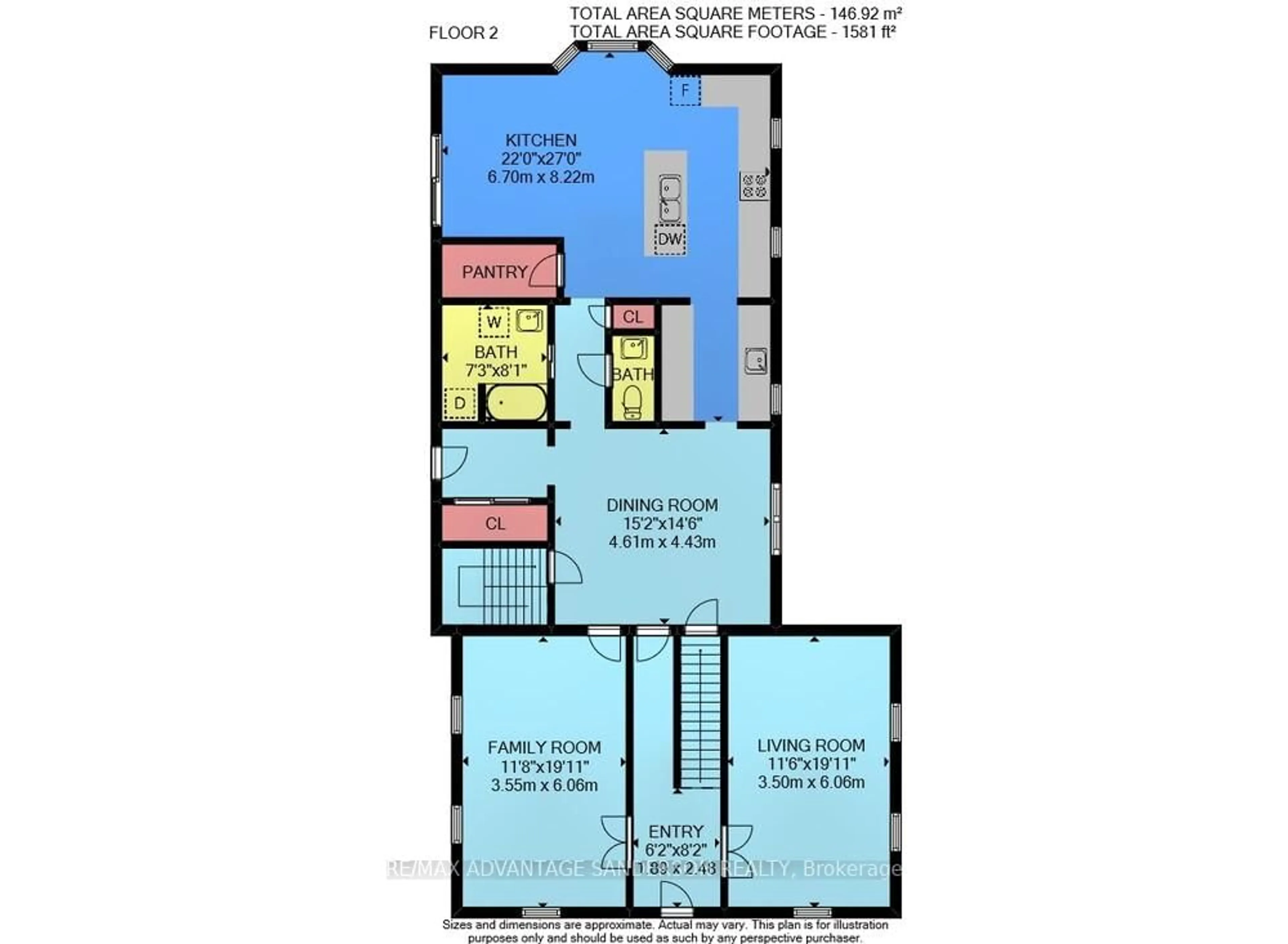 Floor plan for 8523 Townsend Line, Lambton Shores Ontario N0M 1B0
