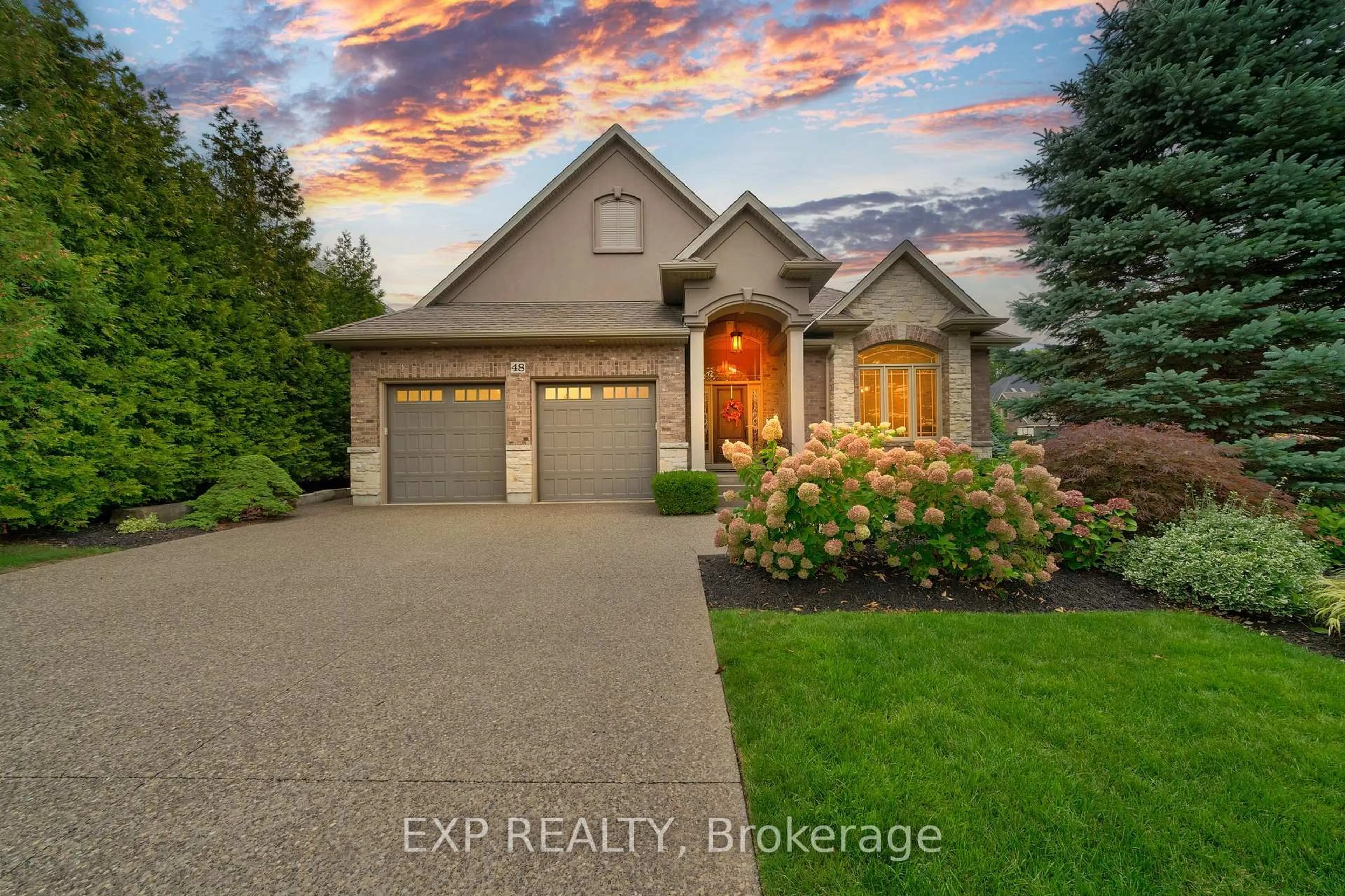 Home with brick exterior material, street for 48 Timmsdale Cres, Pelham Ontario L0S 1E5