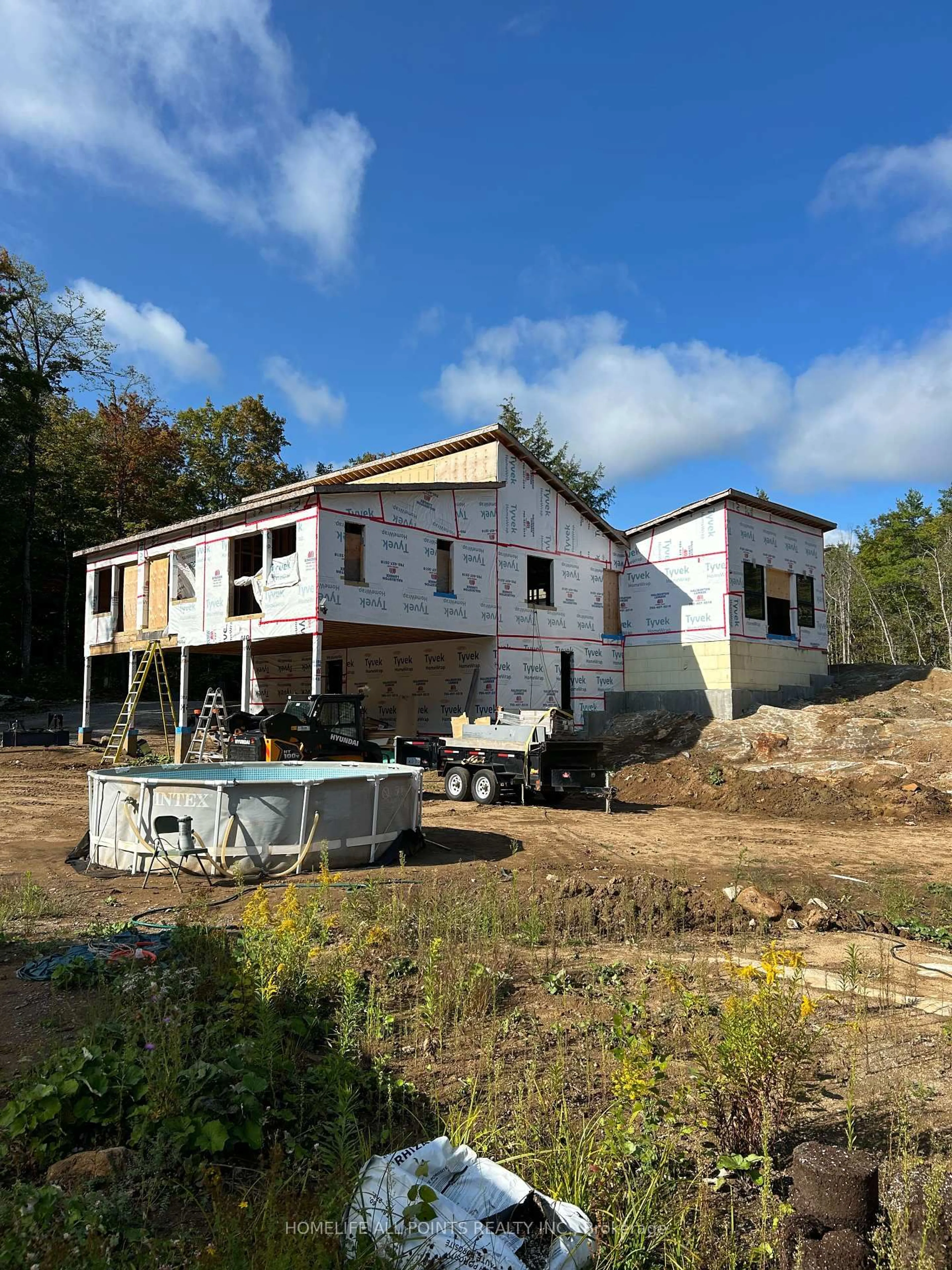 Home with vinyl exterior material, building for 1416 Fortesque Lake Rd, Highlands East Ontario K0M 1R0