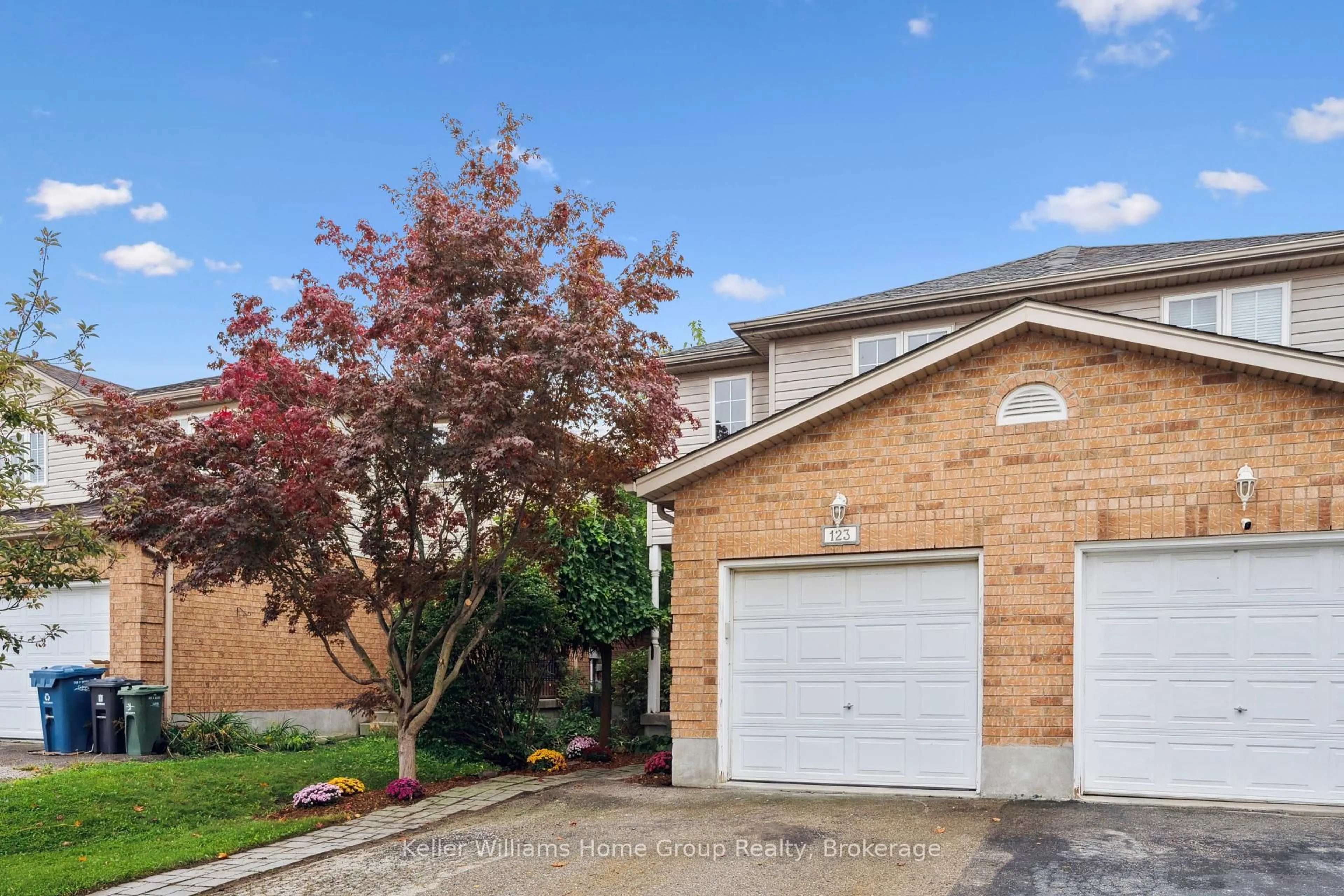 Home with brick exterior material, street for 123 Stephanie Dr, Guelph Ontario N1K 1X7