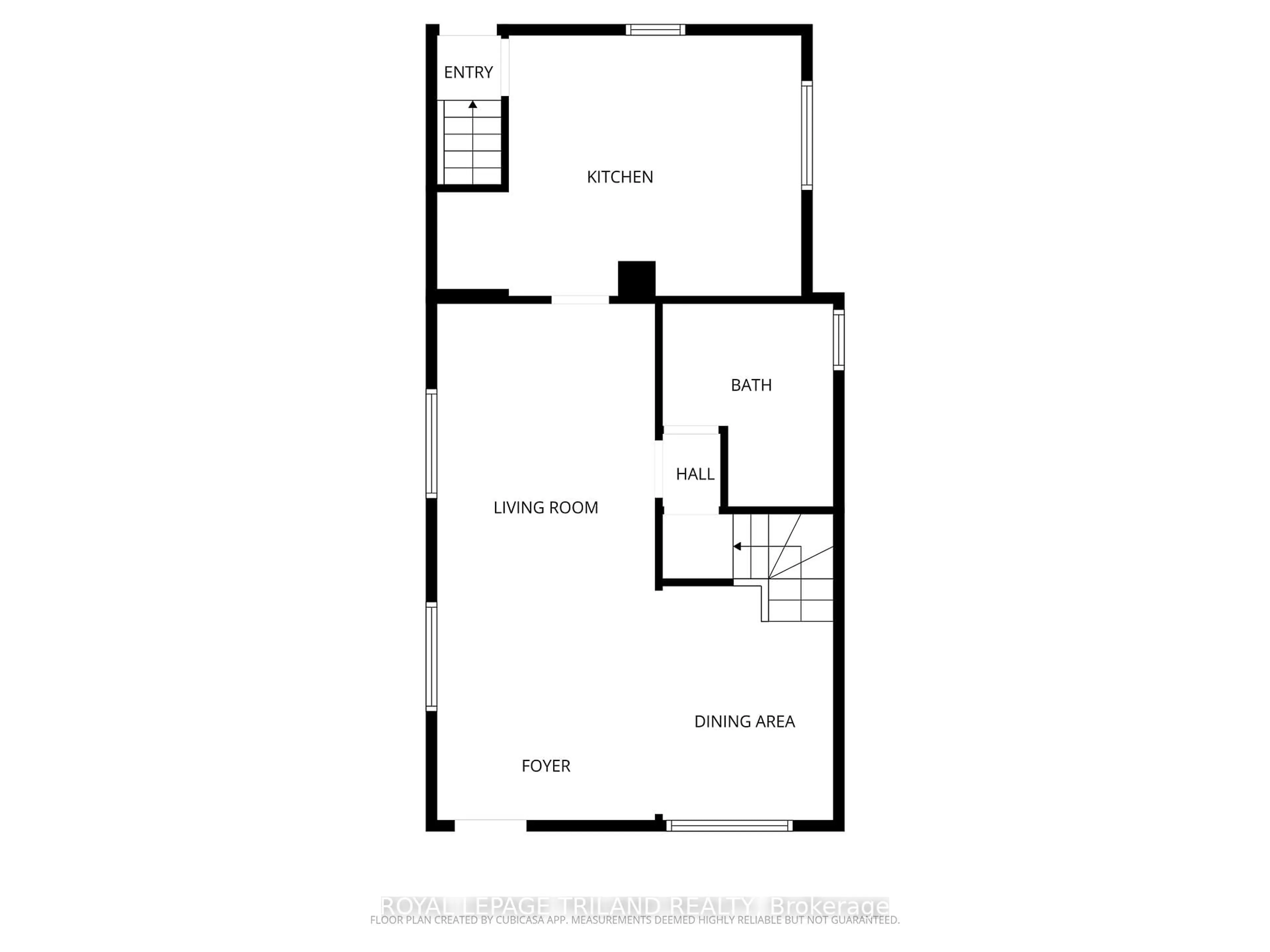 Floor plan for 129 Elliott St, London East Ontario N5Y 2E8