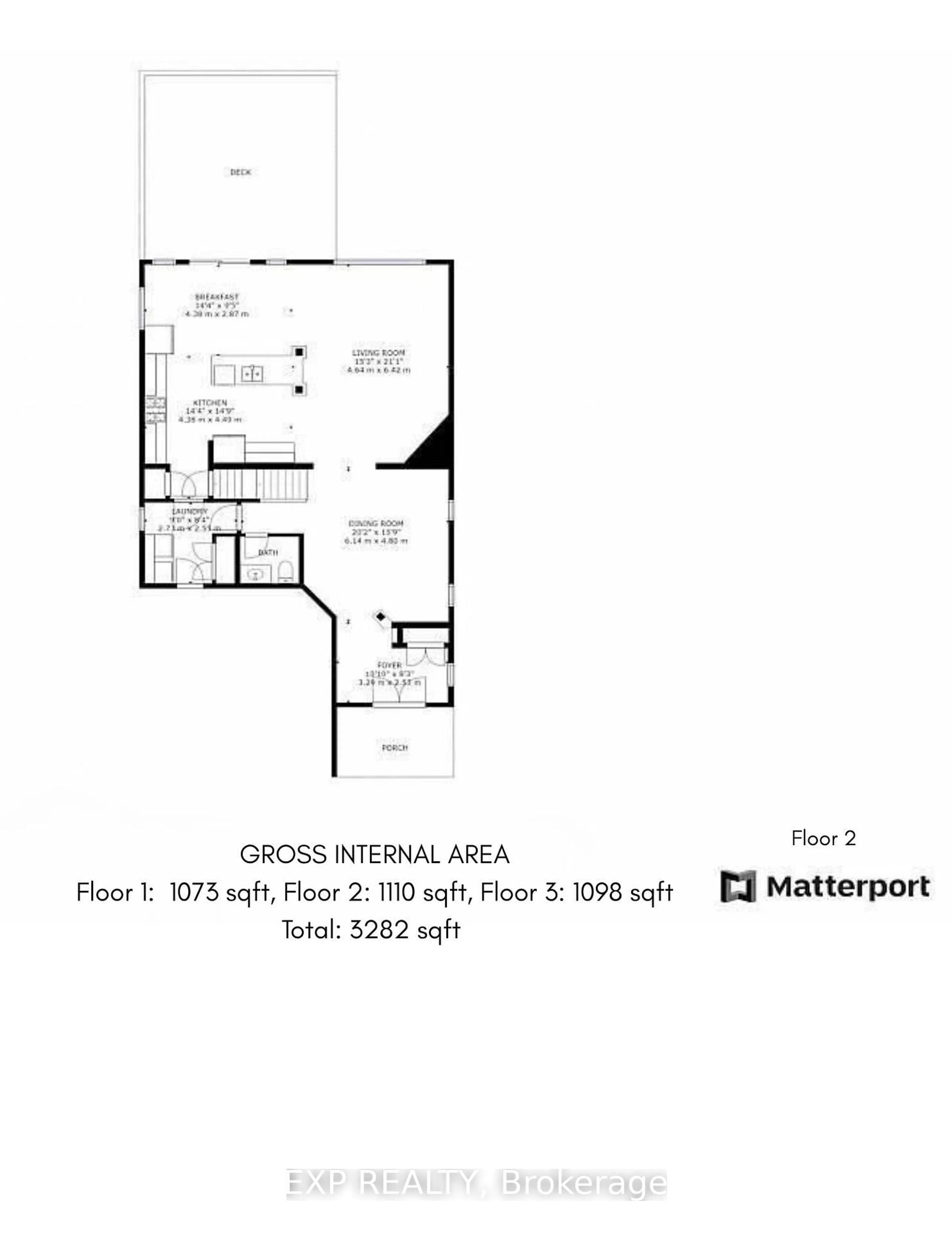 Floor plan for 919 FOXCREEK Rd, London North Ontario N6G 0H1