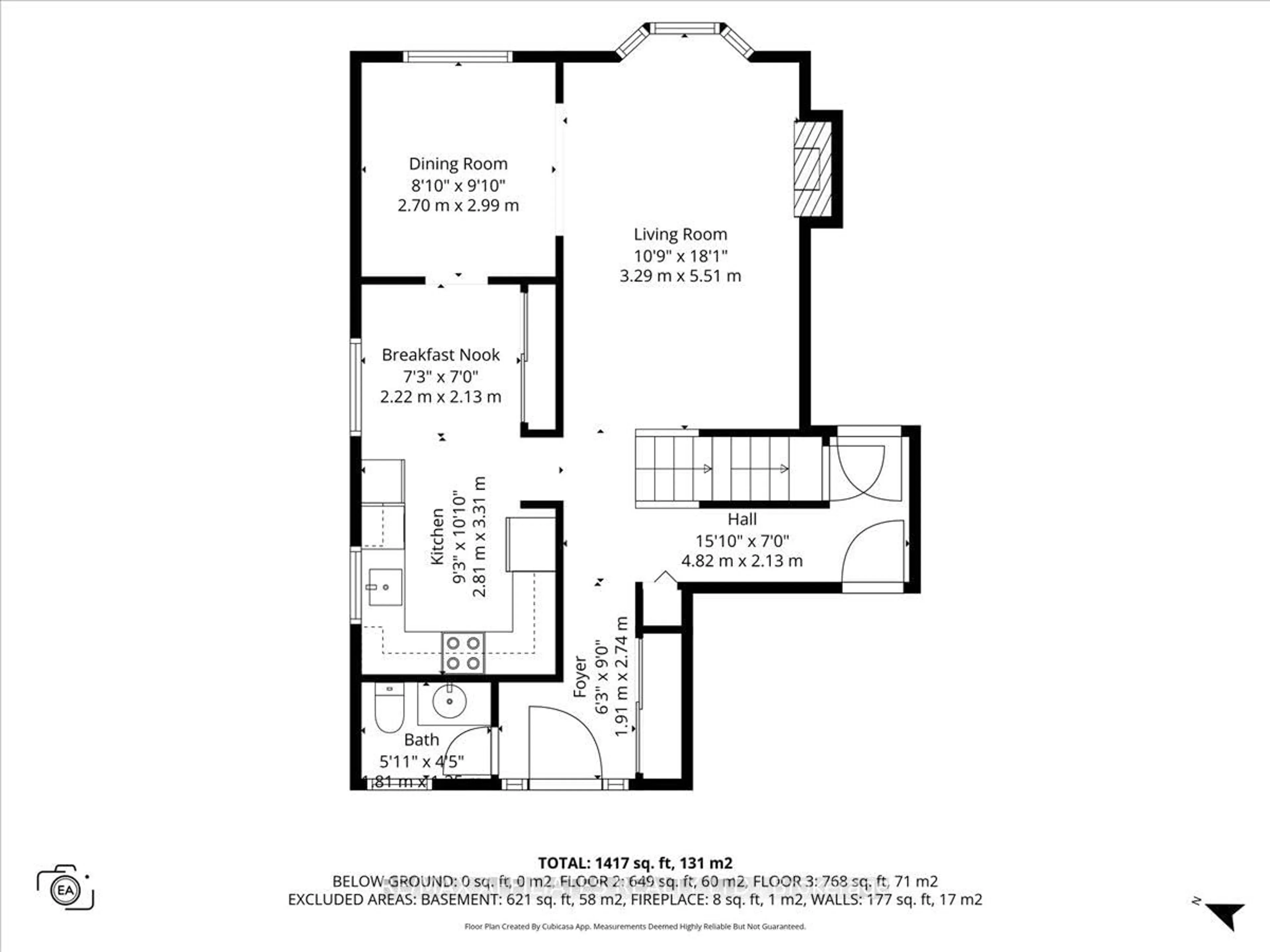 Floor plan for 1093 St Lucia Pl, Ottawa Ontario K1C 2G4