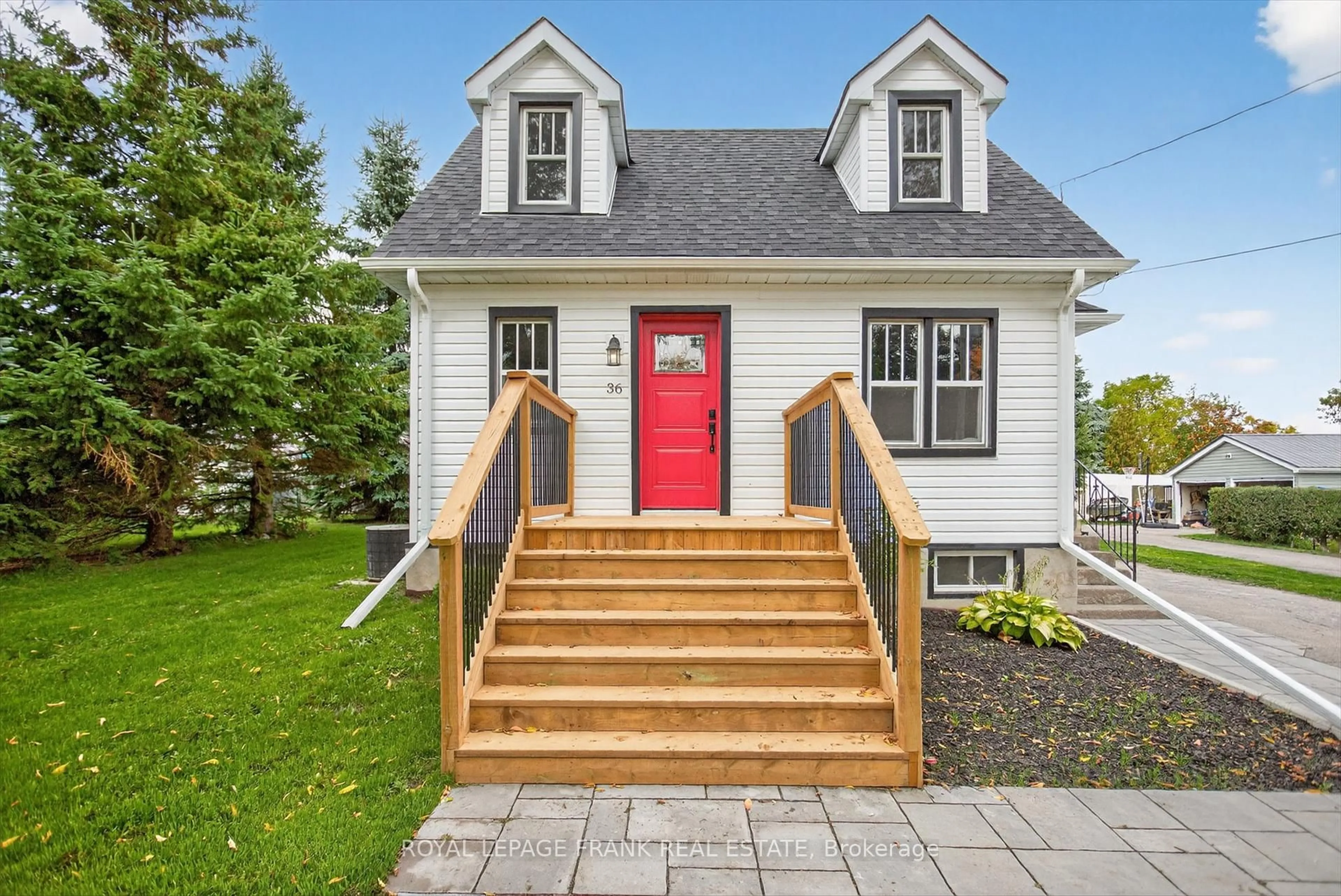 Home with vinyl exterior material, street for 36 George St, Kawartha Lakes Ontario K9V 1W5