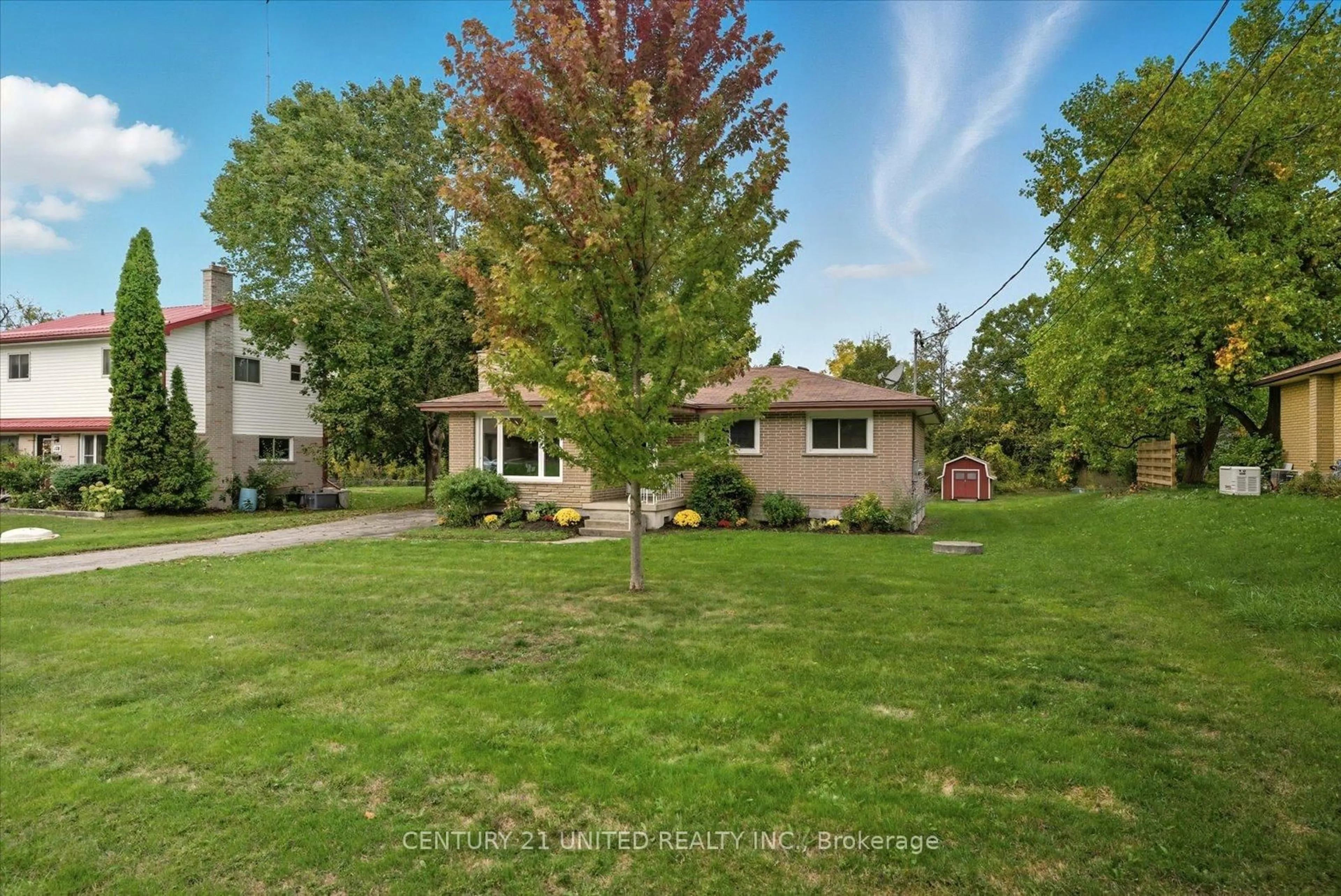 A pic from outside/outdoor area/front of a property/back of a property/a pic from drone, street for 170 Coral Dr, Douro-Dummer Ontario K9L 1A5