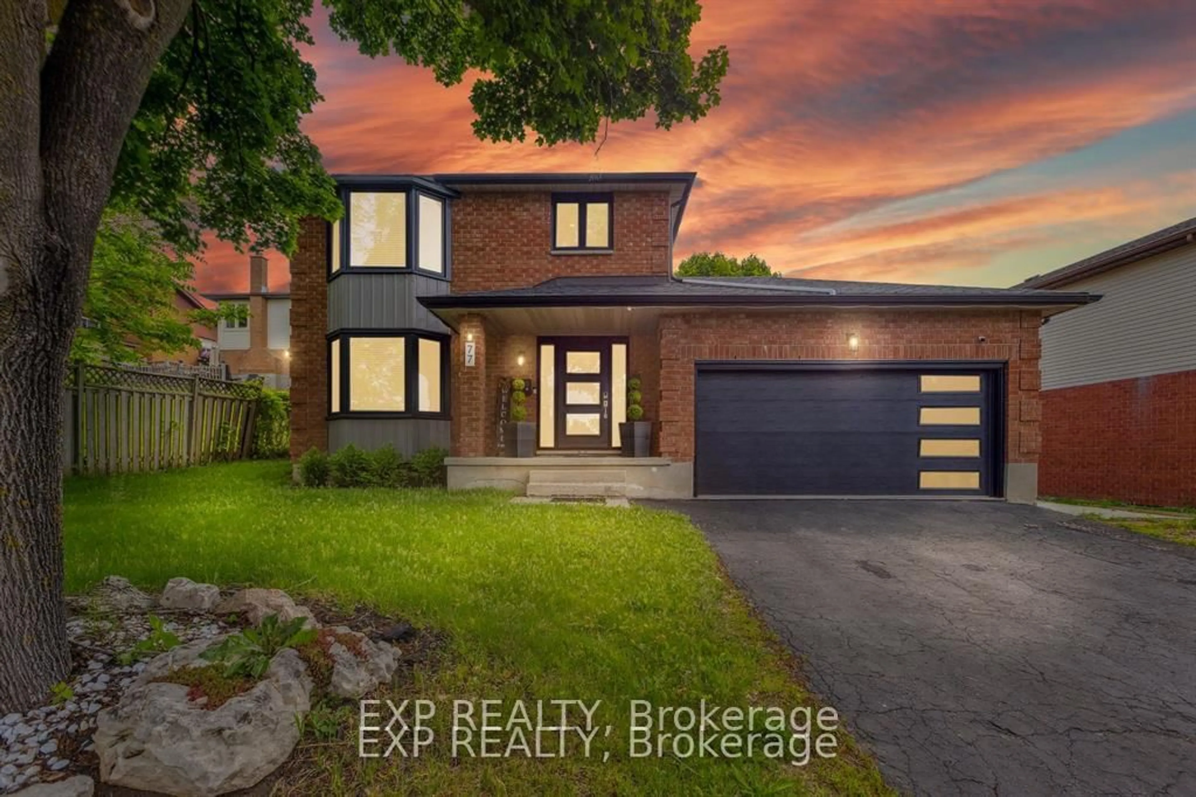 Home with brick exterior material, street for 77 Imperial Rd, Guelph Ontario N1H 8A1