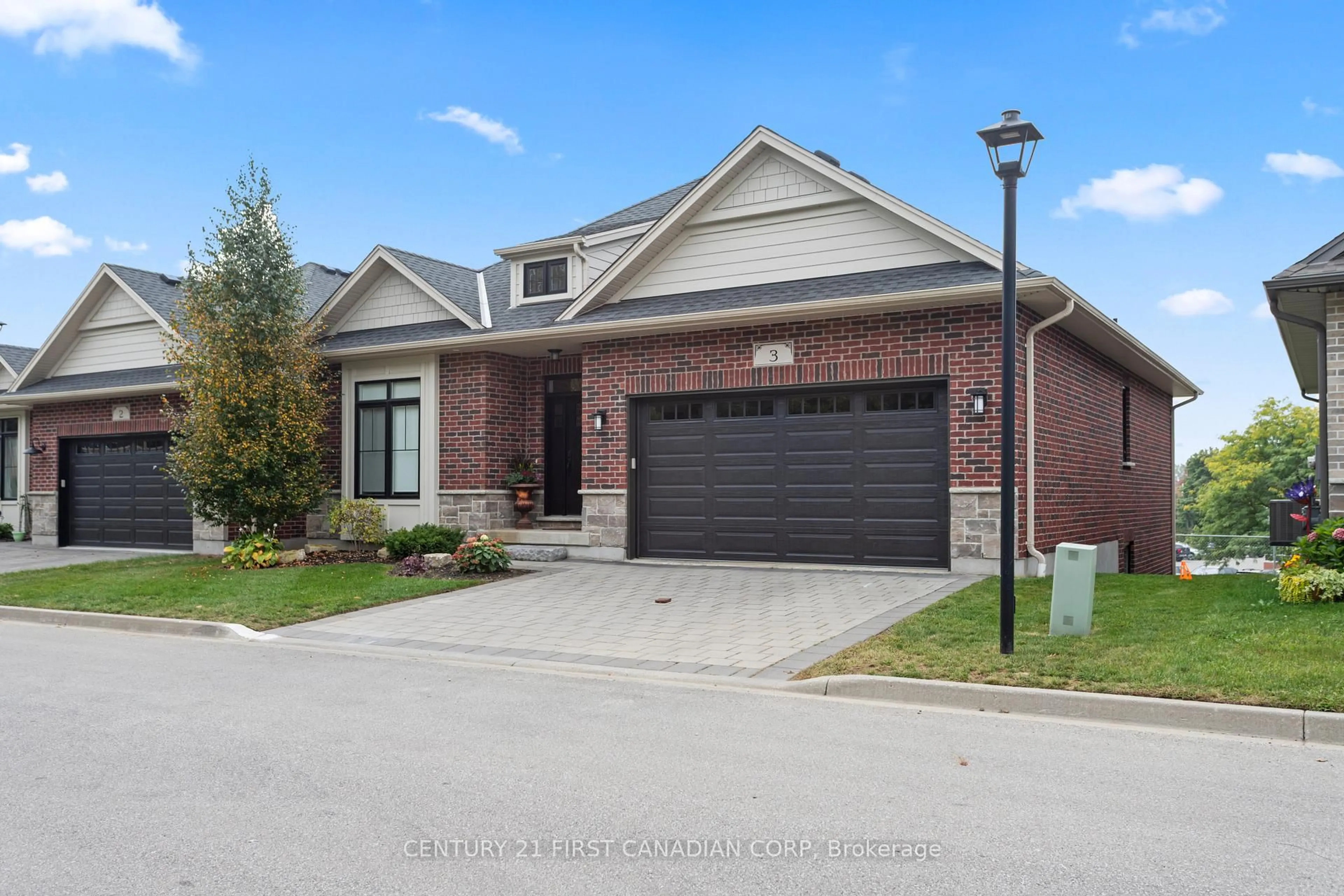 Home with brick exterior material, street for 10038 Oxbow Dr #3, Middlesex Centre Ontario N0L 1R0