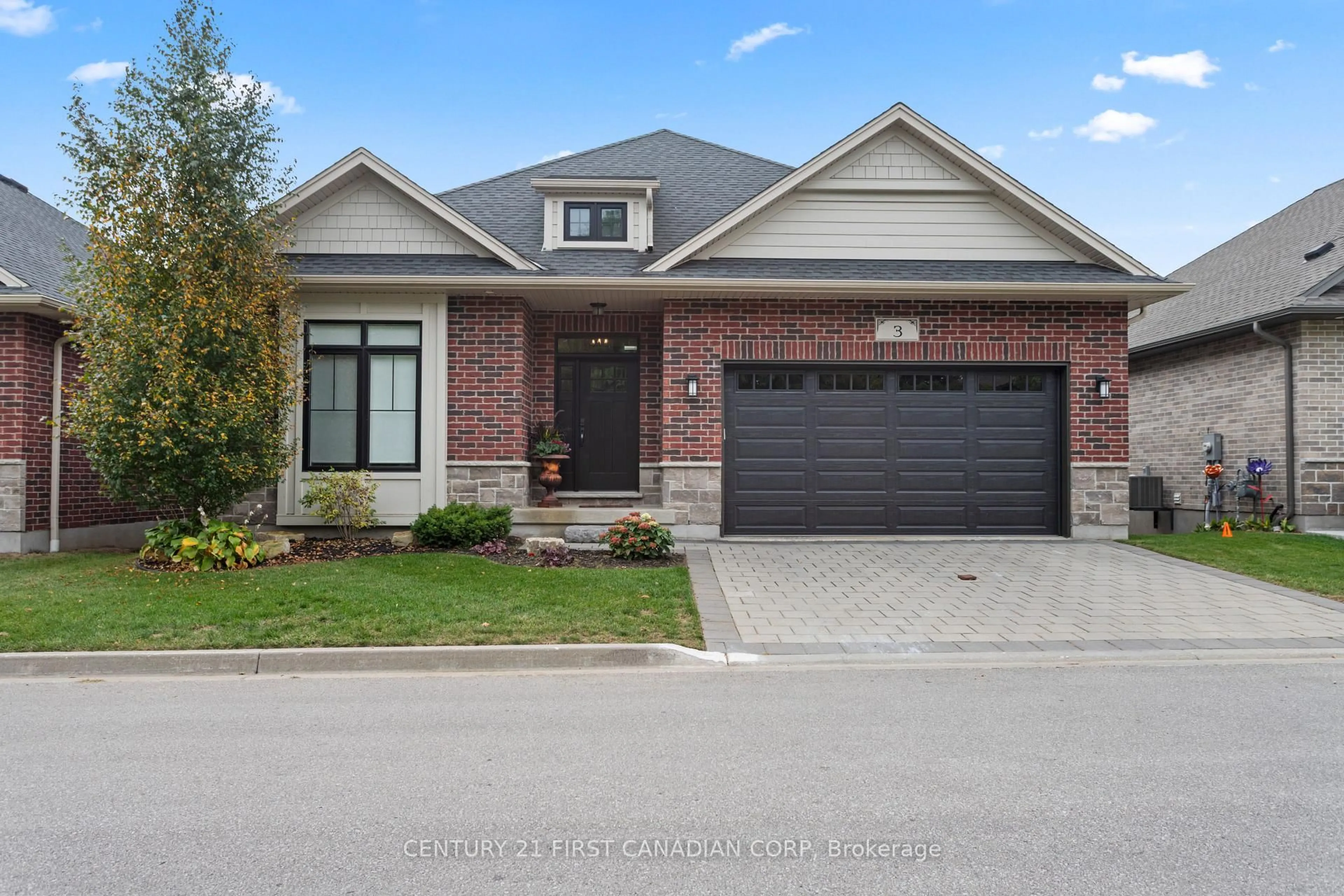 Home with brick exterior material, street for 10038 Oxbow Dr #3, Middlesex Centre Ontario N0L 1R0