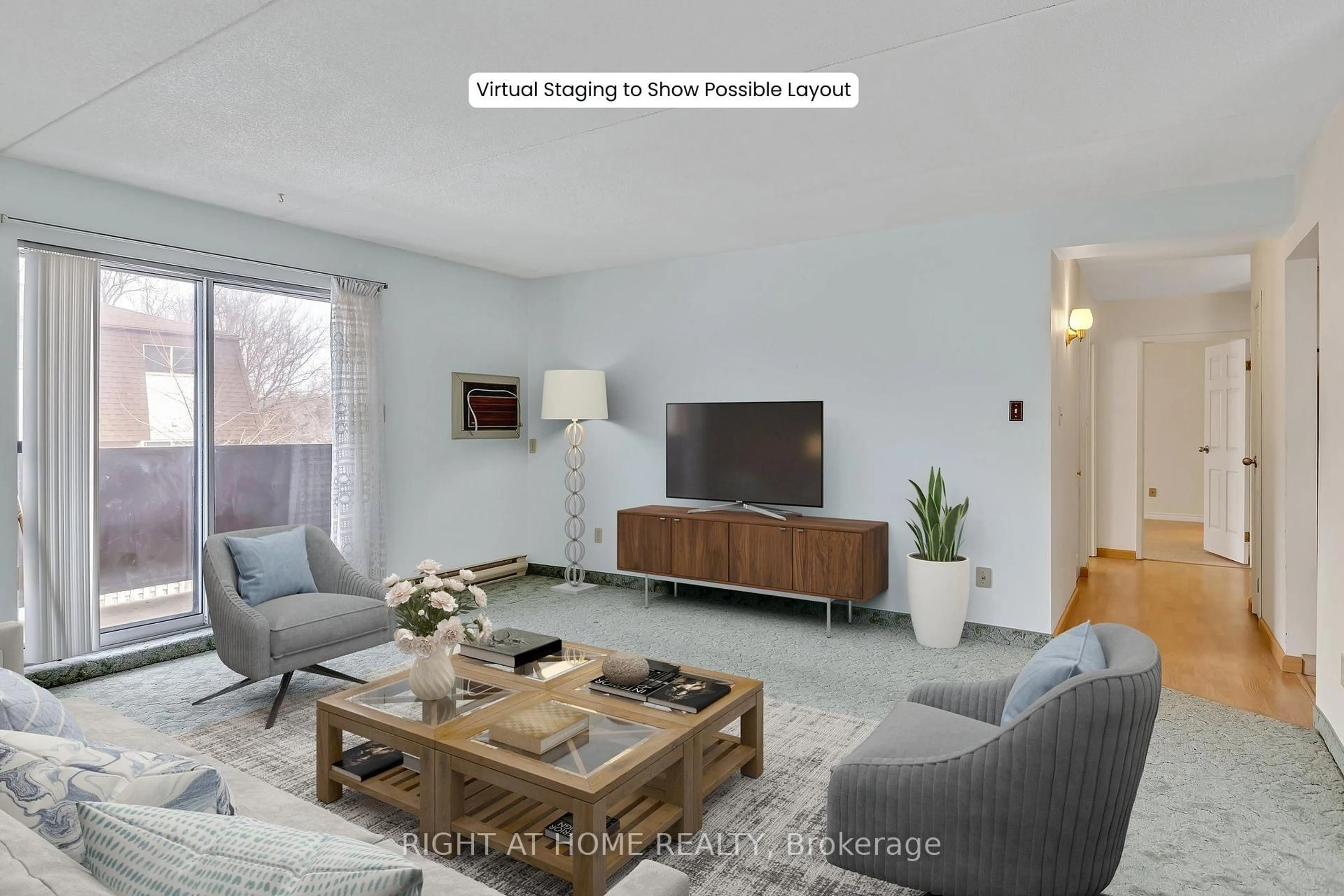 Living room with furniture, unknown for 795 Sherbrooke St #208, Peterborough Ontario K9J 2R2