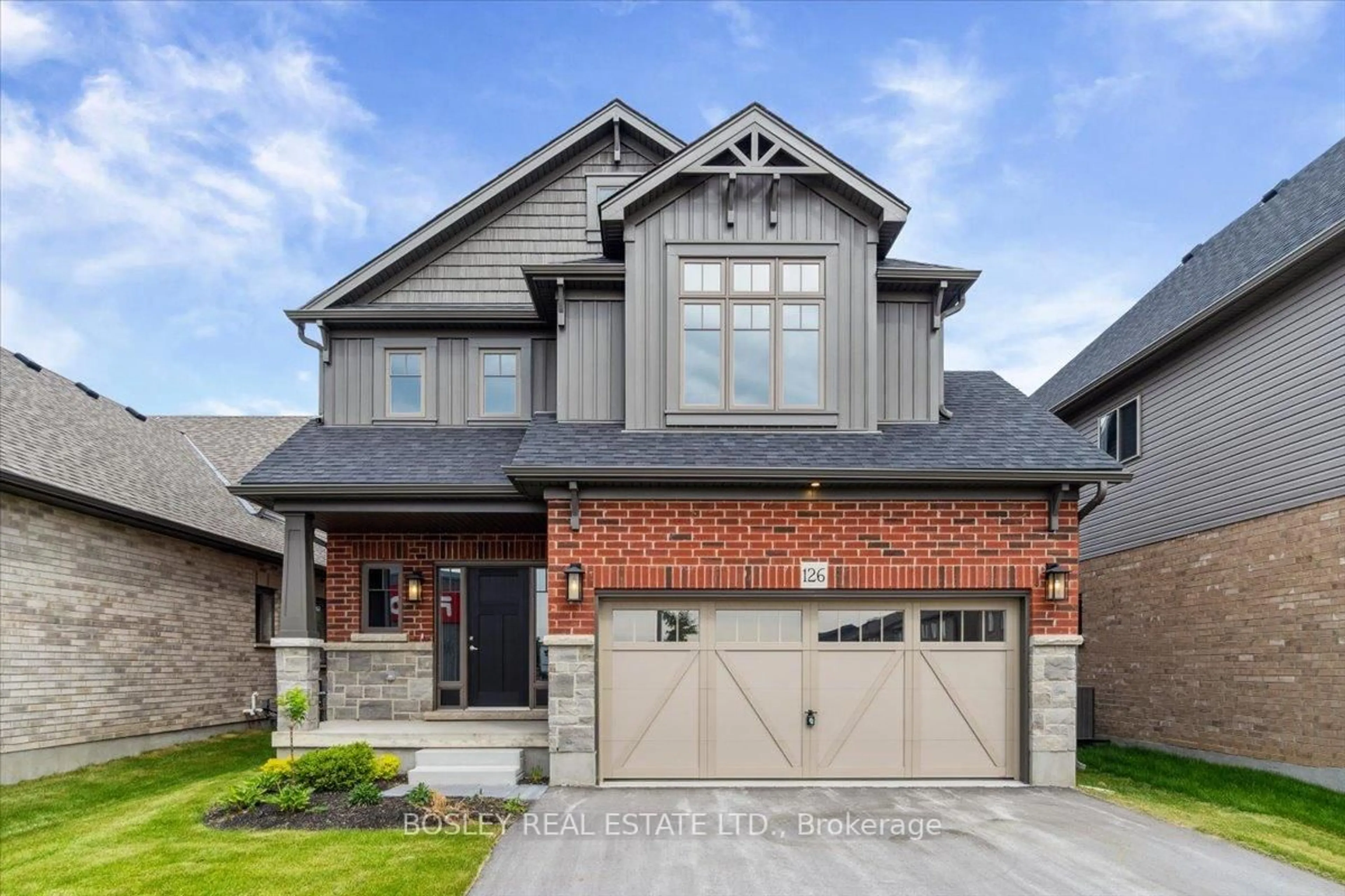 Home with brick exterior material, street for 126 Devonleigh Gate, Grey Highlands Ontario N0C 1H0