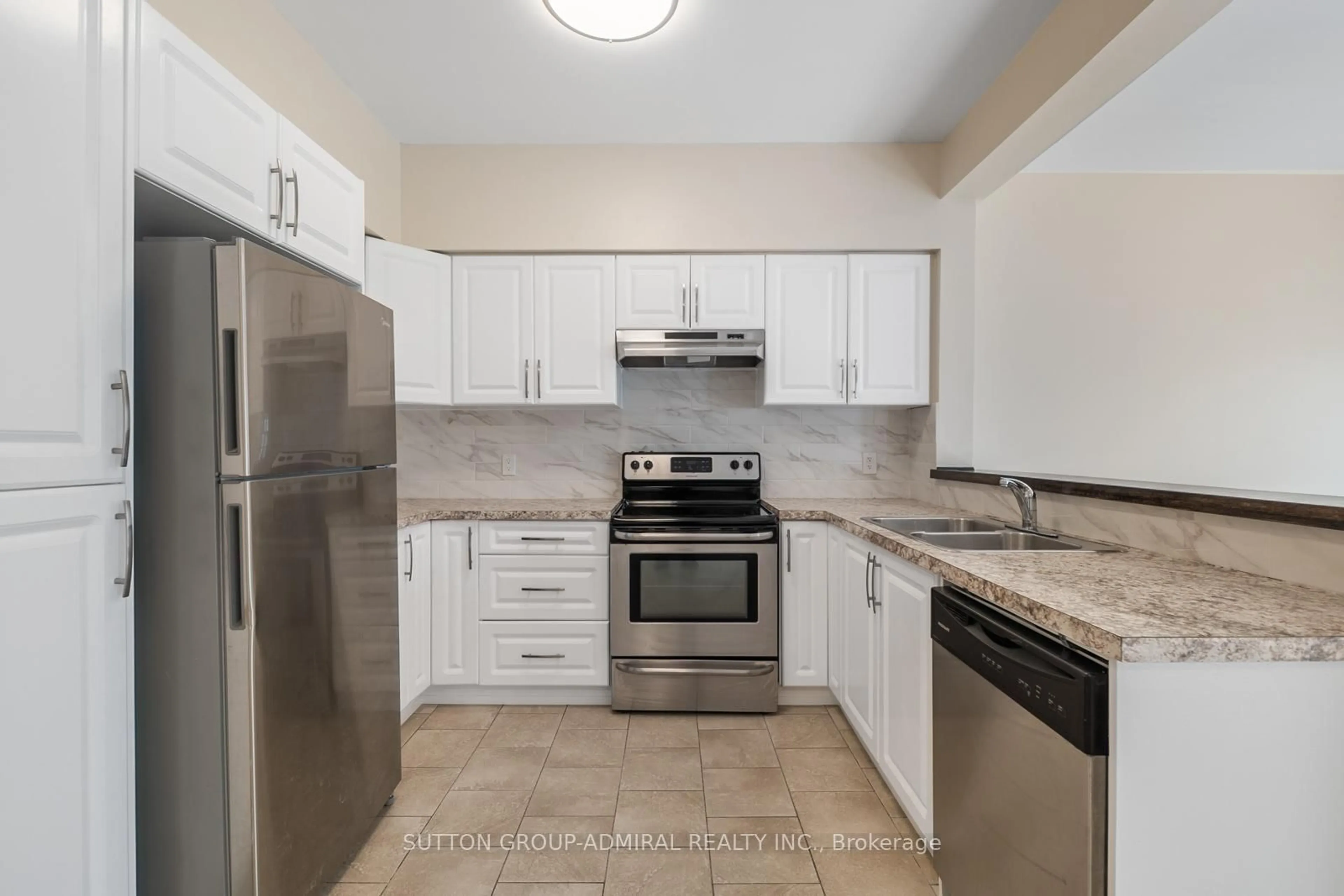 Standard kitchen, ceramic/tile floor for 9 Hampton Brook Way #54, Hamilton Ontario L0R 1W0