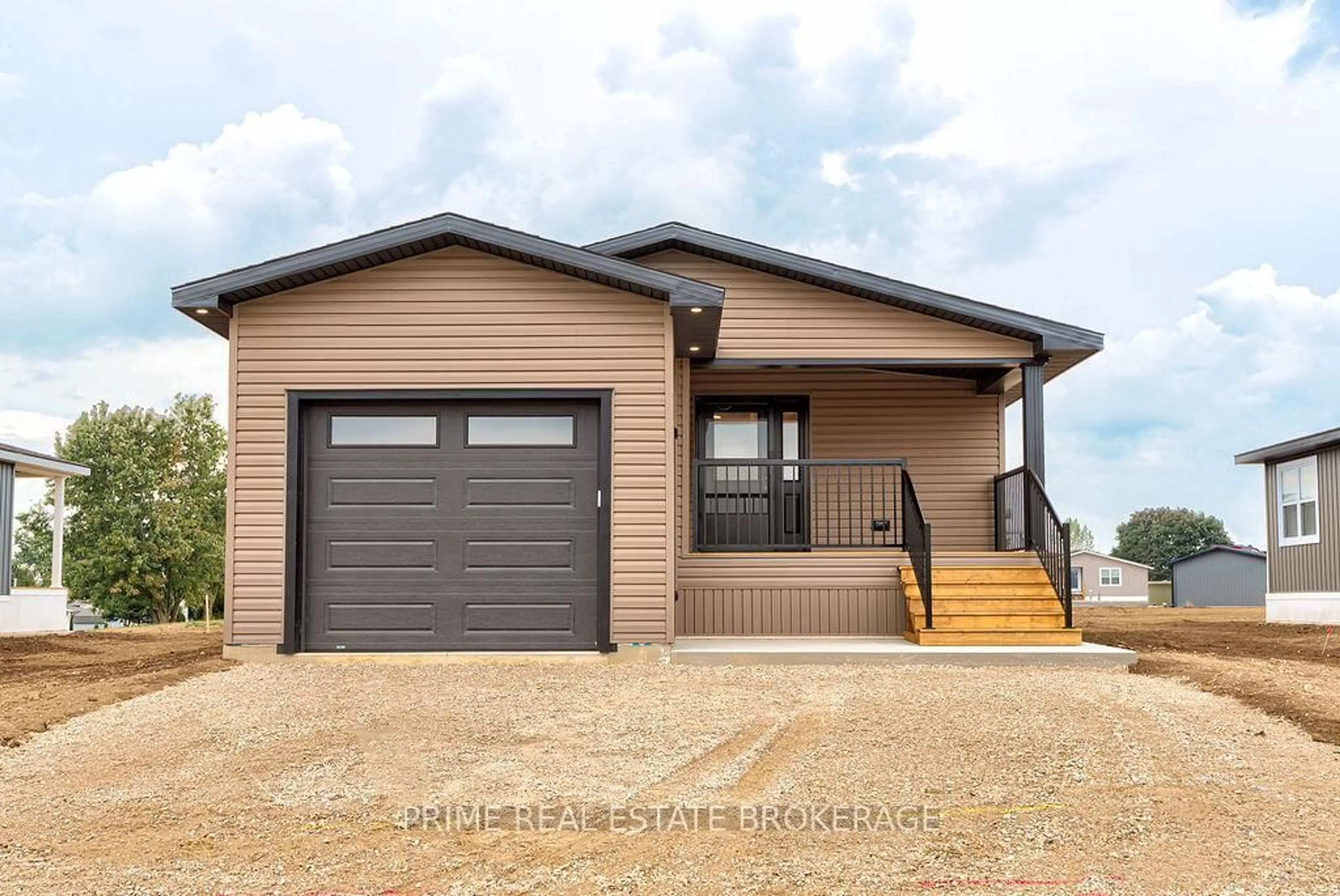 Home with vinyl exterior material, street for 213 Carolynn Way #Lot 7, North Perth Ontario N4W 3G8