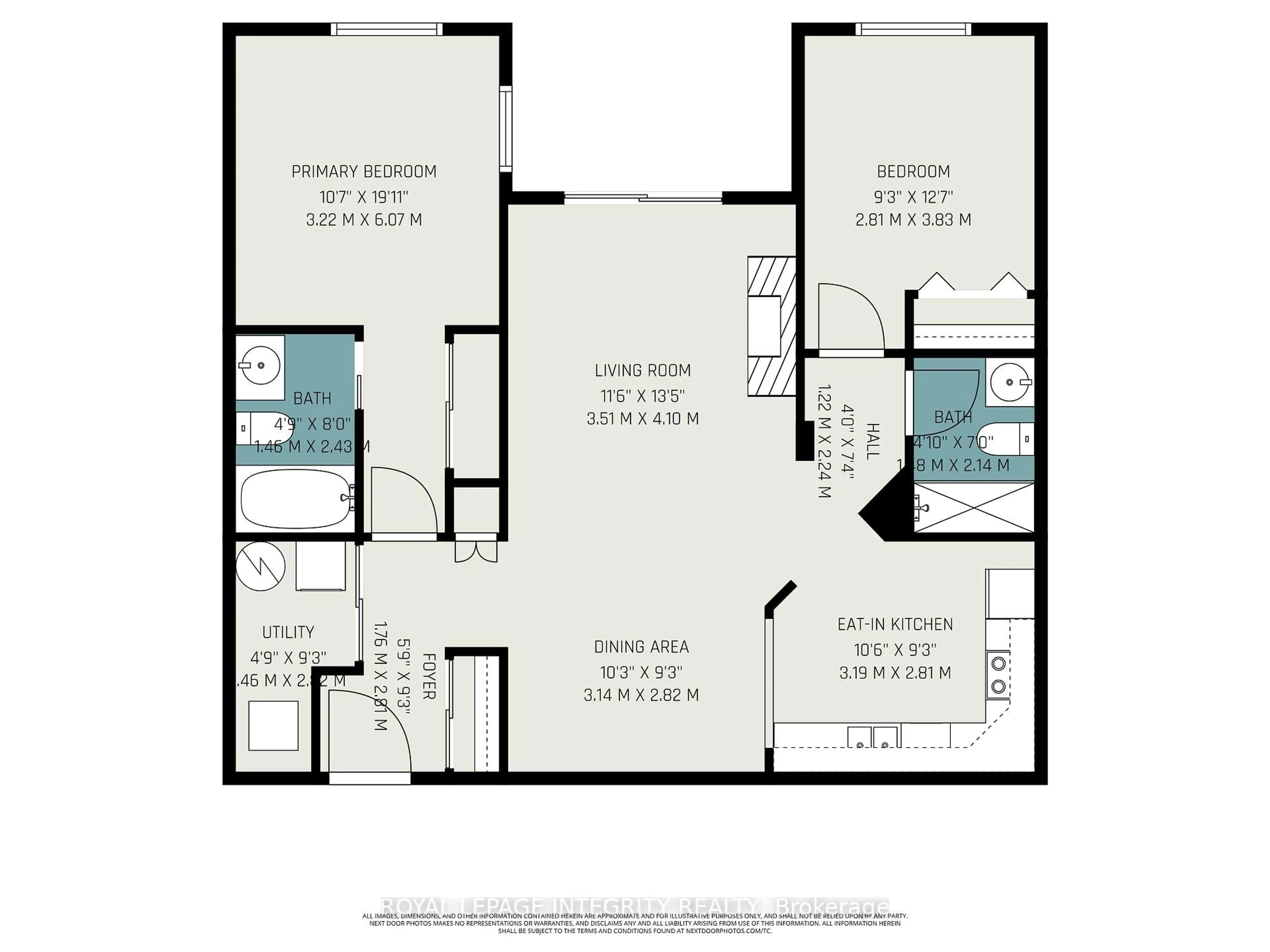 Floor plan for 1 Meridian Pl #303, Ottawa Ontario K2G 6N1