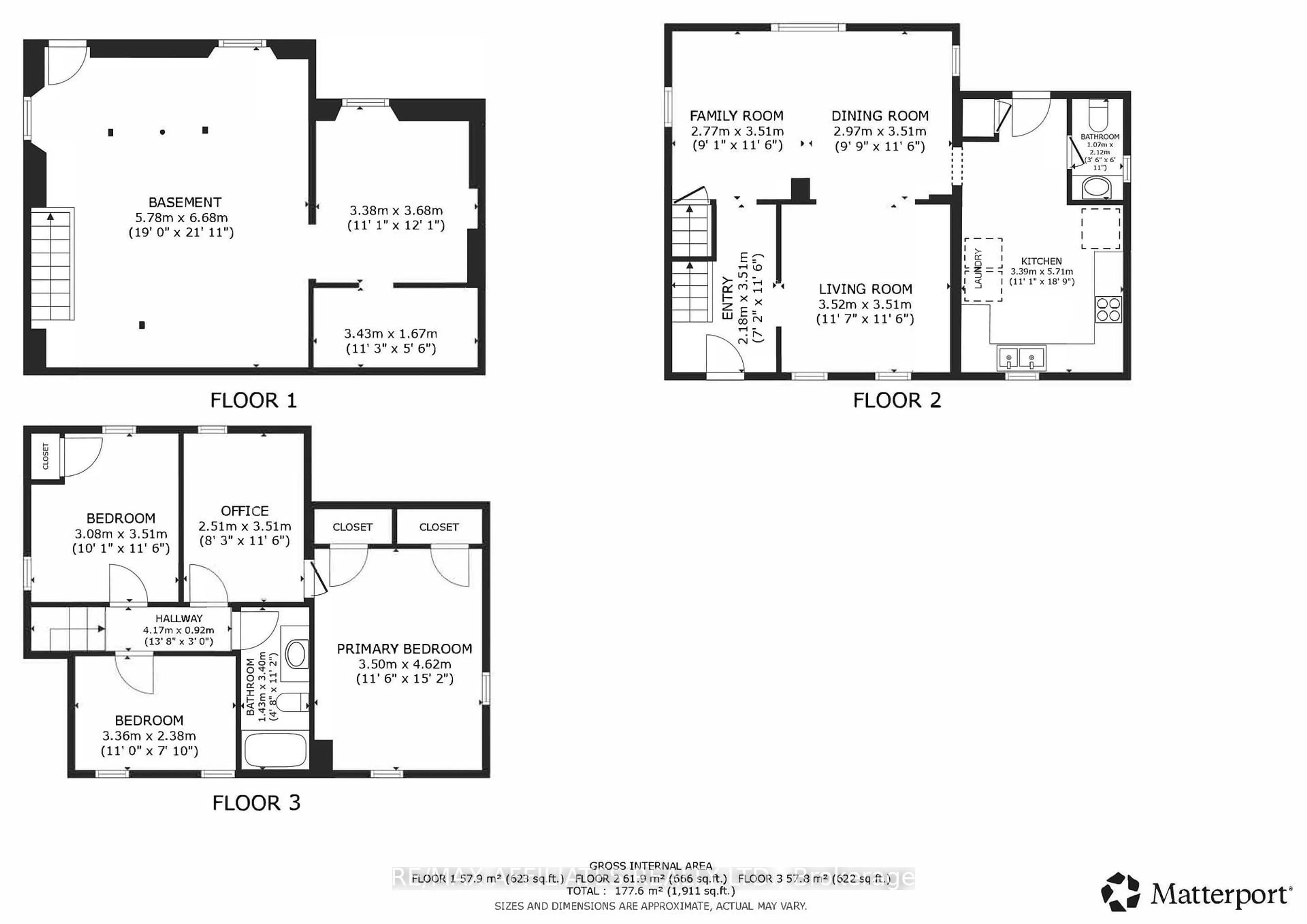 Floor plan for 2 Daniel St, Brockville Ontario K6V 4Z3