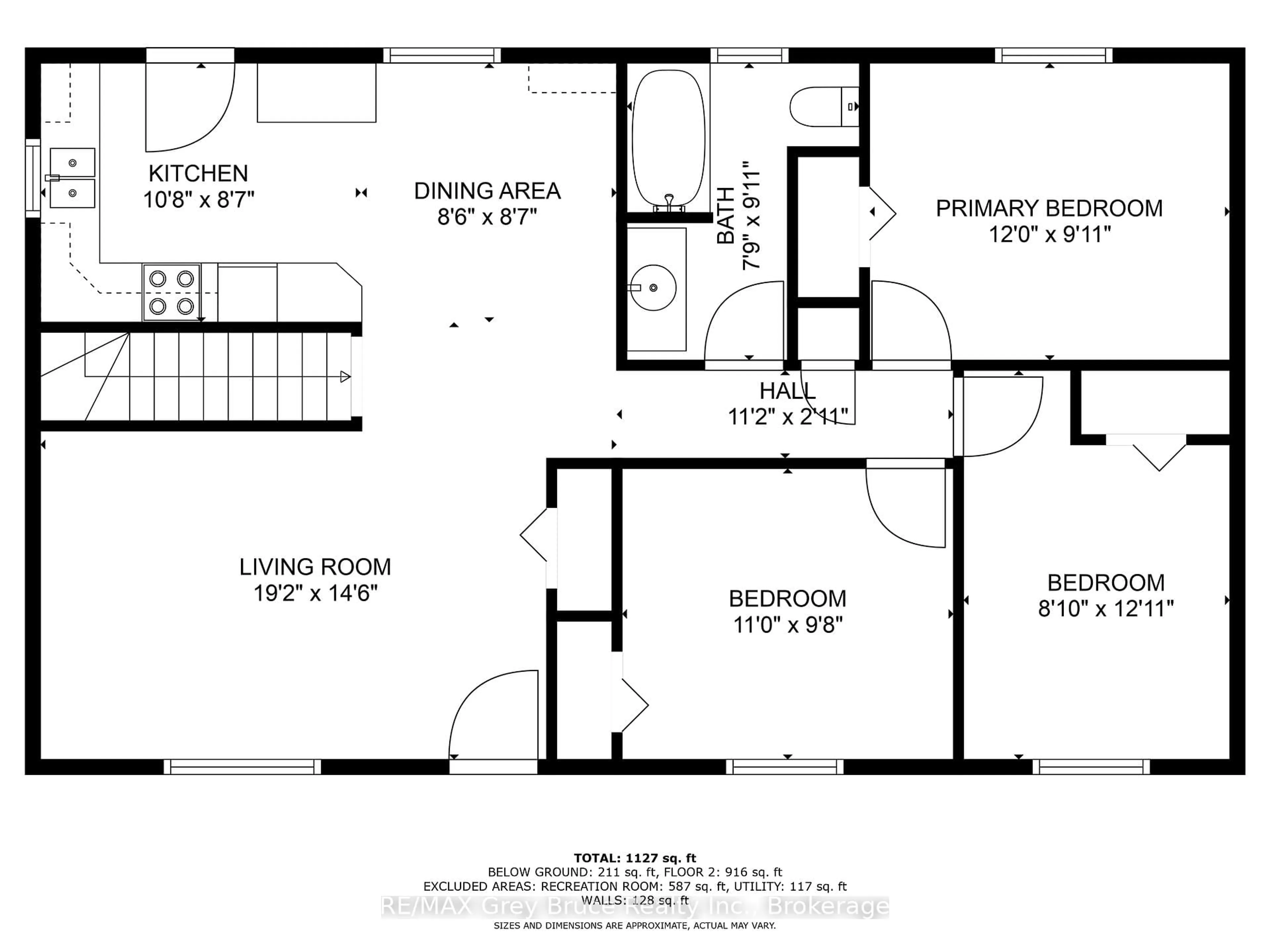 Floor plan for 101530 Side Road 9, Georgian Bluffs Ontario N0H 2N0
