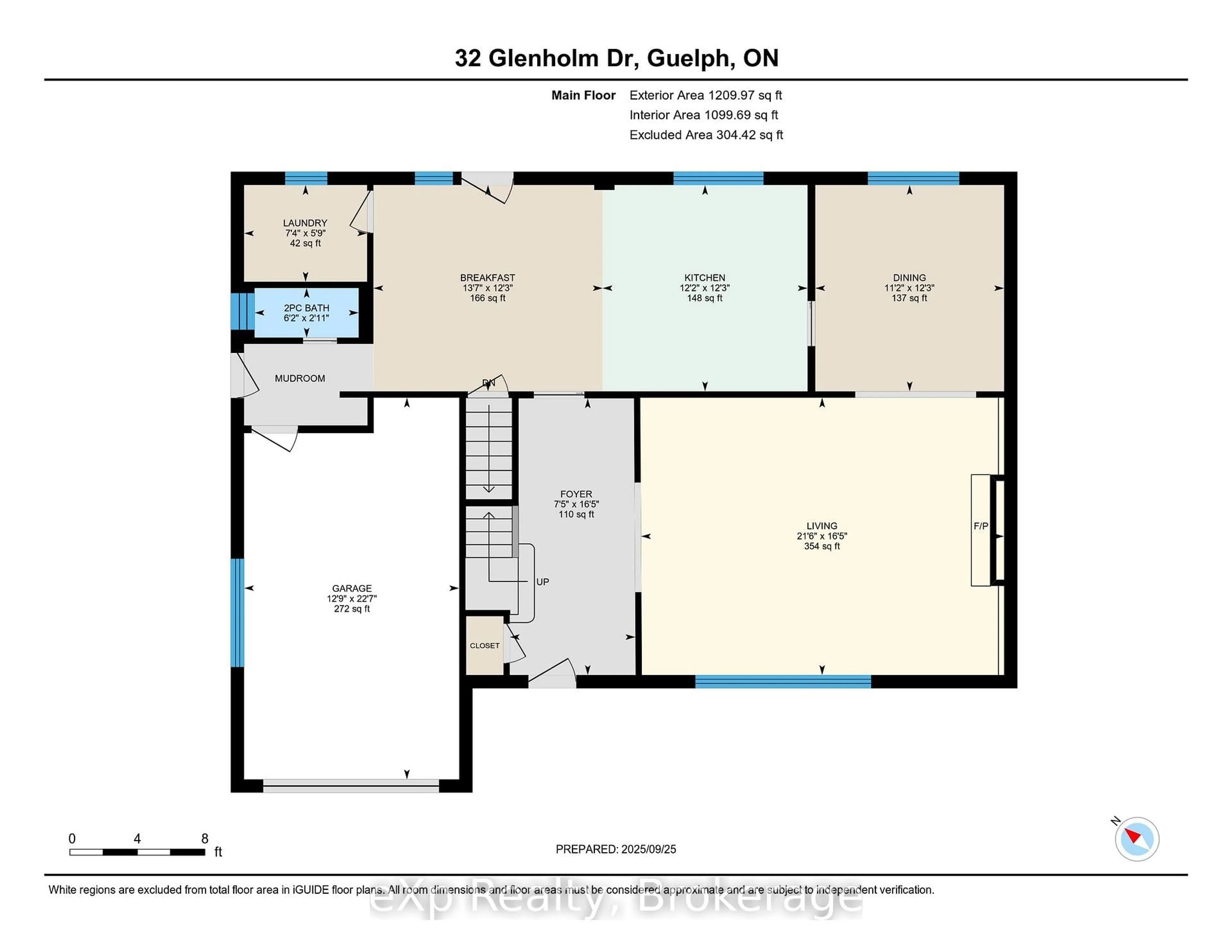 Floor plan for 32 Glenholm Dr, Guelph Ontario N1L 1C2