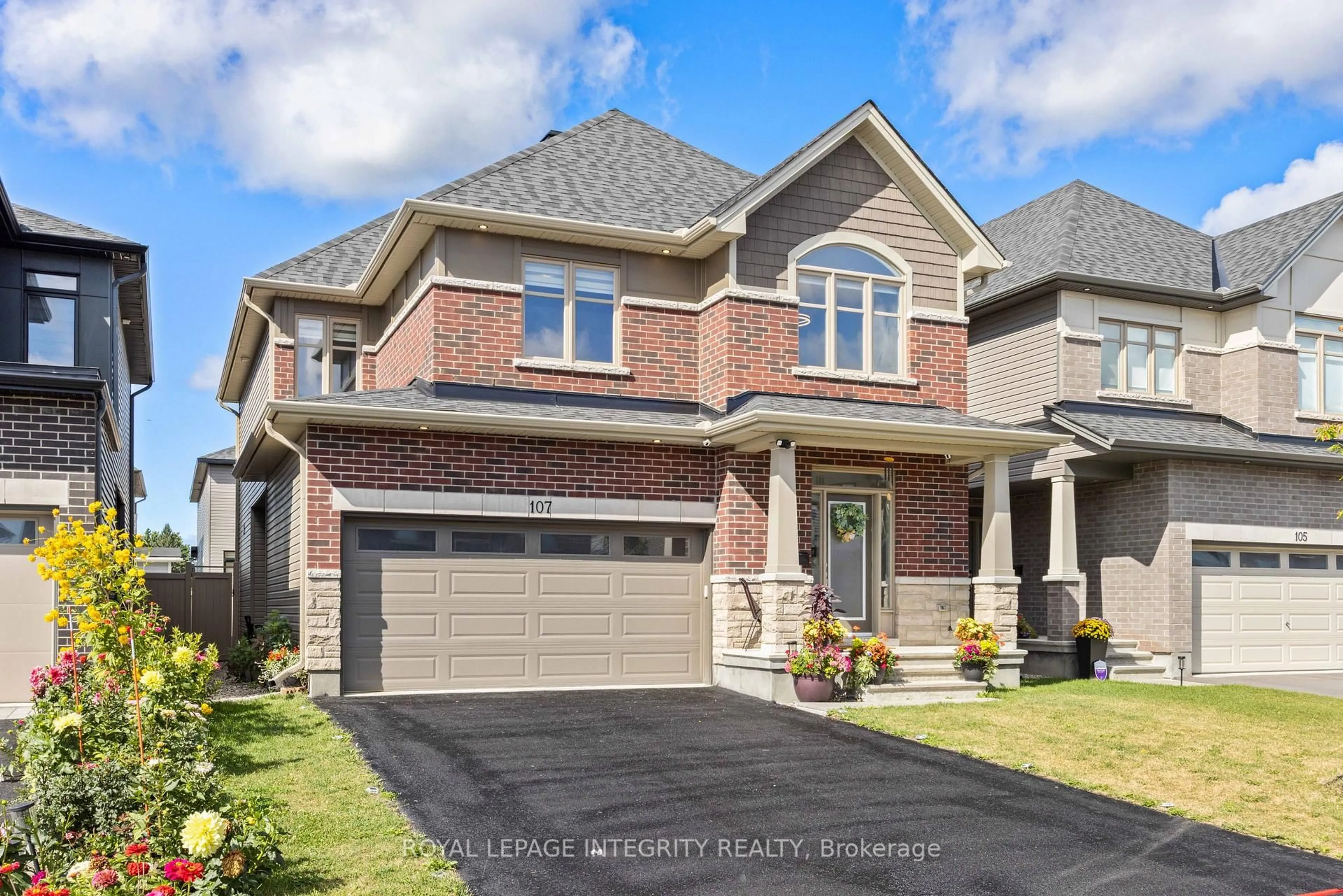 Home with brick exterior material, street for 107 Heirloom St, Ottawa Ontario K4M 0L3