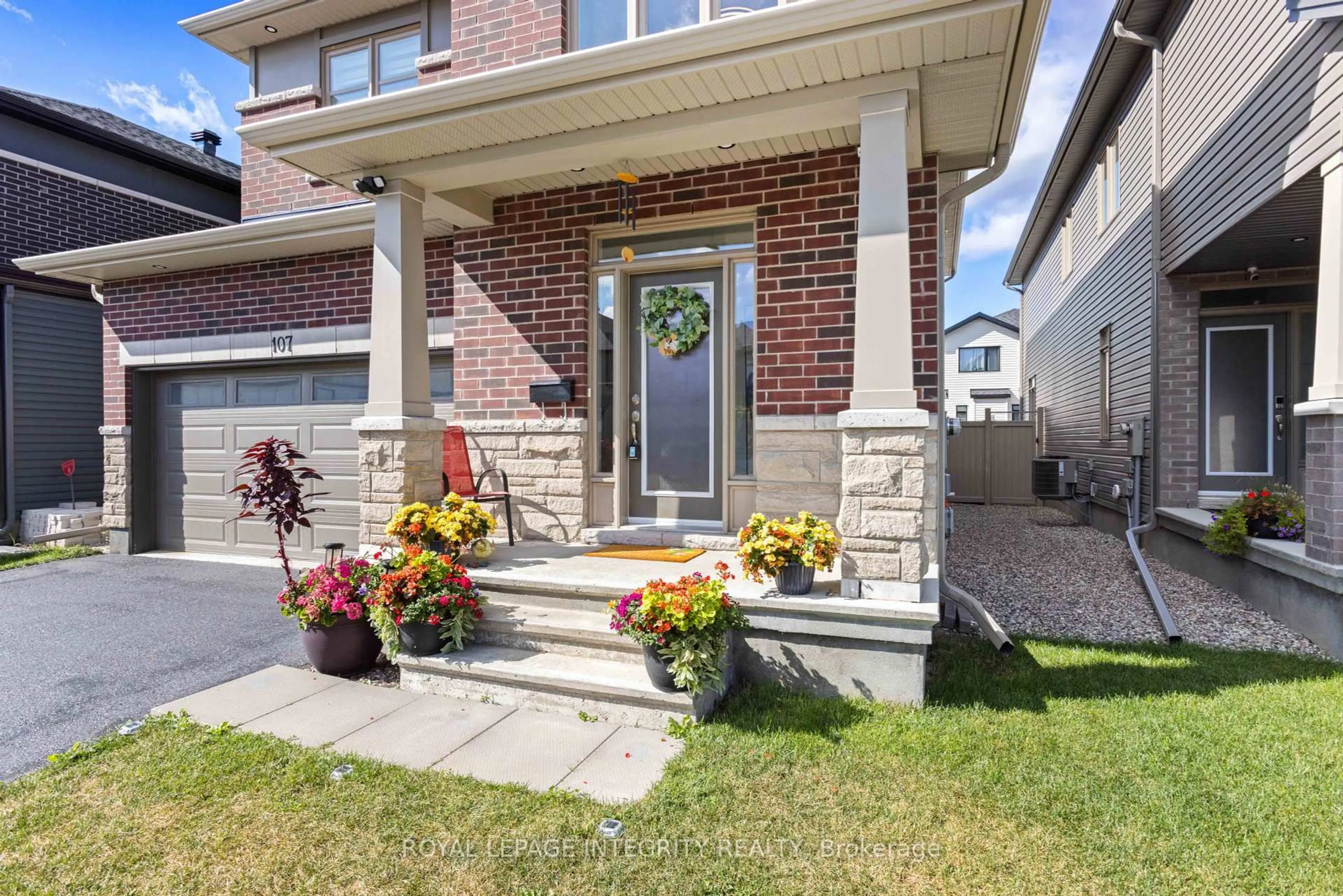 Home with brick exterior material, street for 107 Heirloom St, Ottawa Ontario K4M 0L3