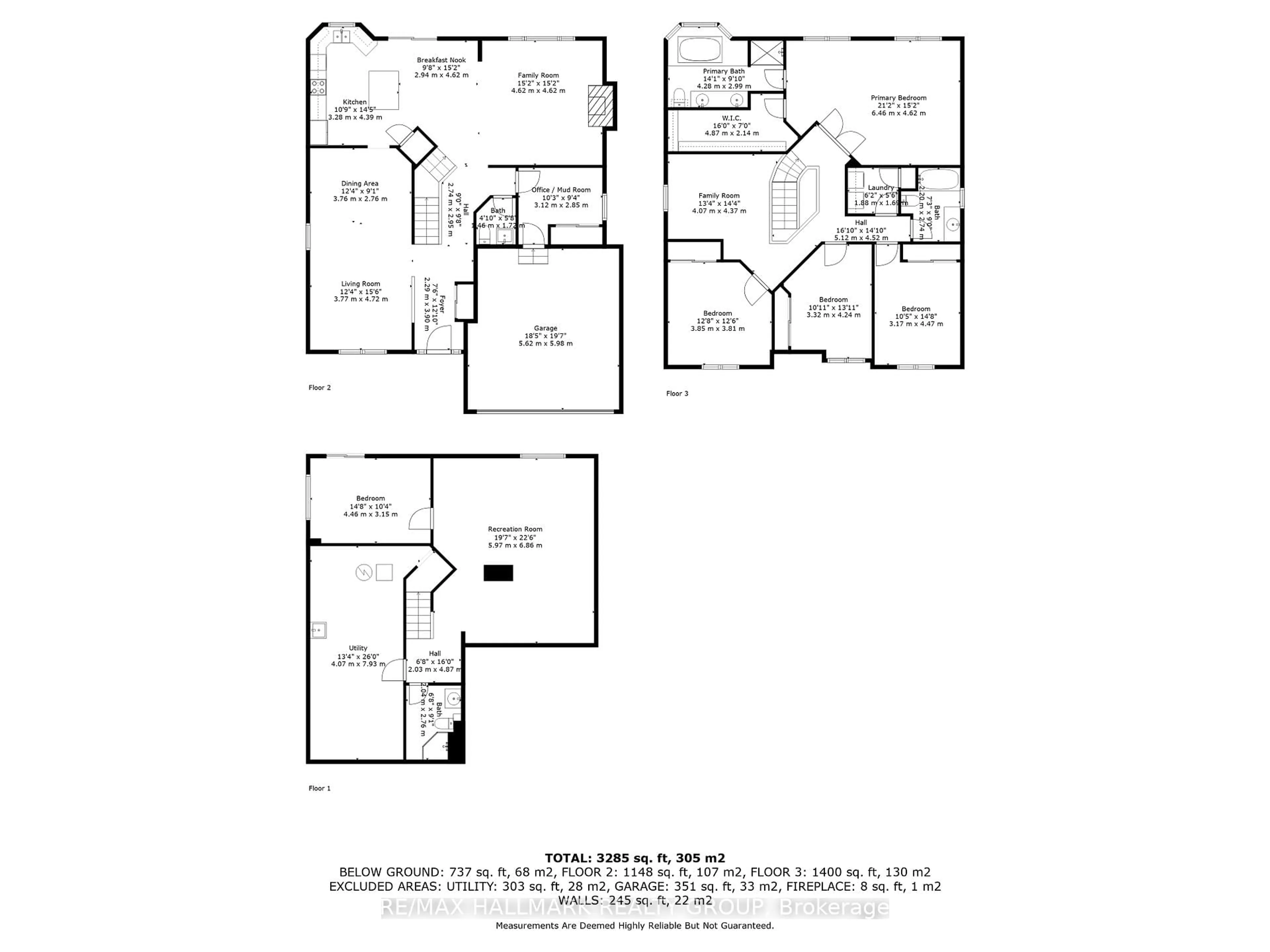 Floor plan for 112 Gracewood Cres, Ottawa Ontario K1T 0J5