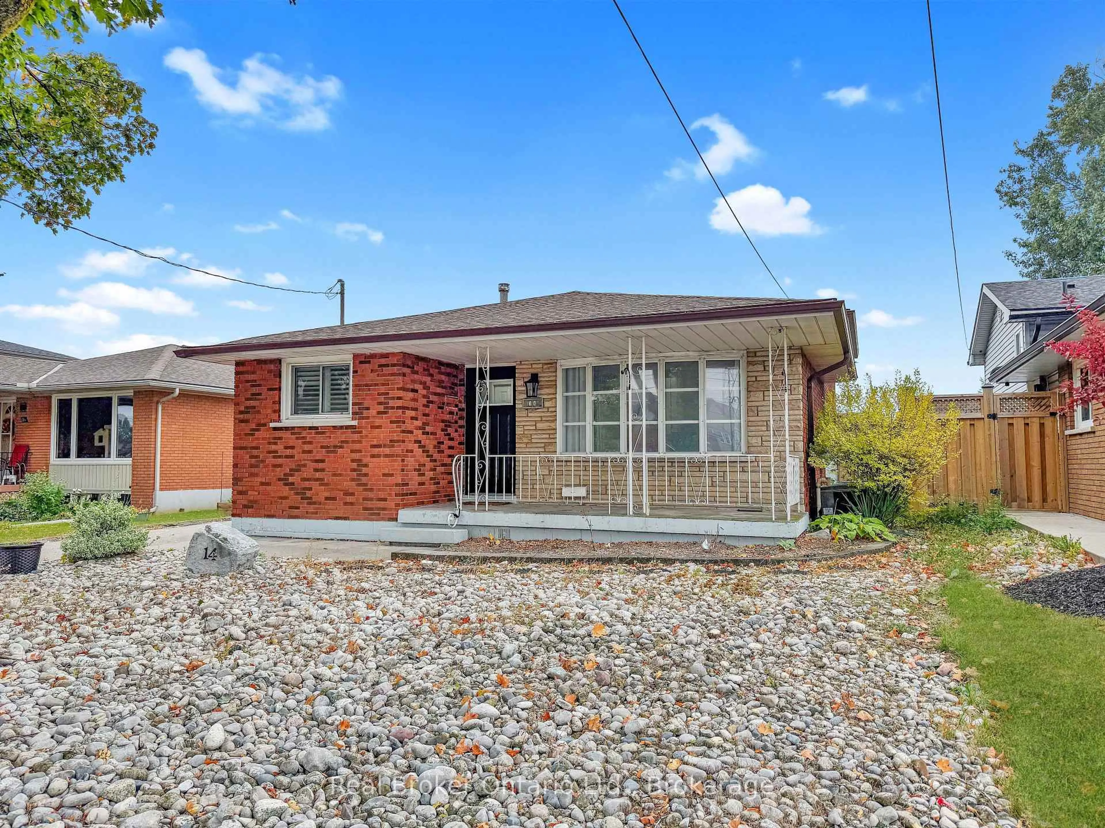 Home with brick exterior material, street for 14 Anson Ave, Hamilton Ontario L8T 2X3