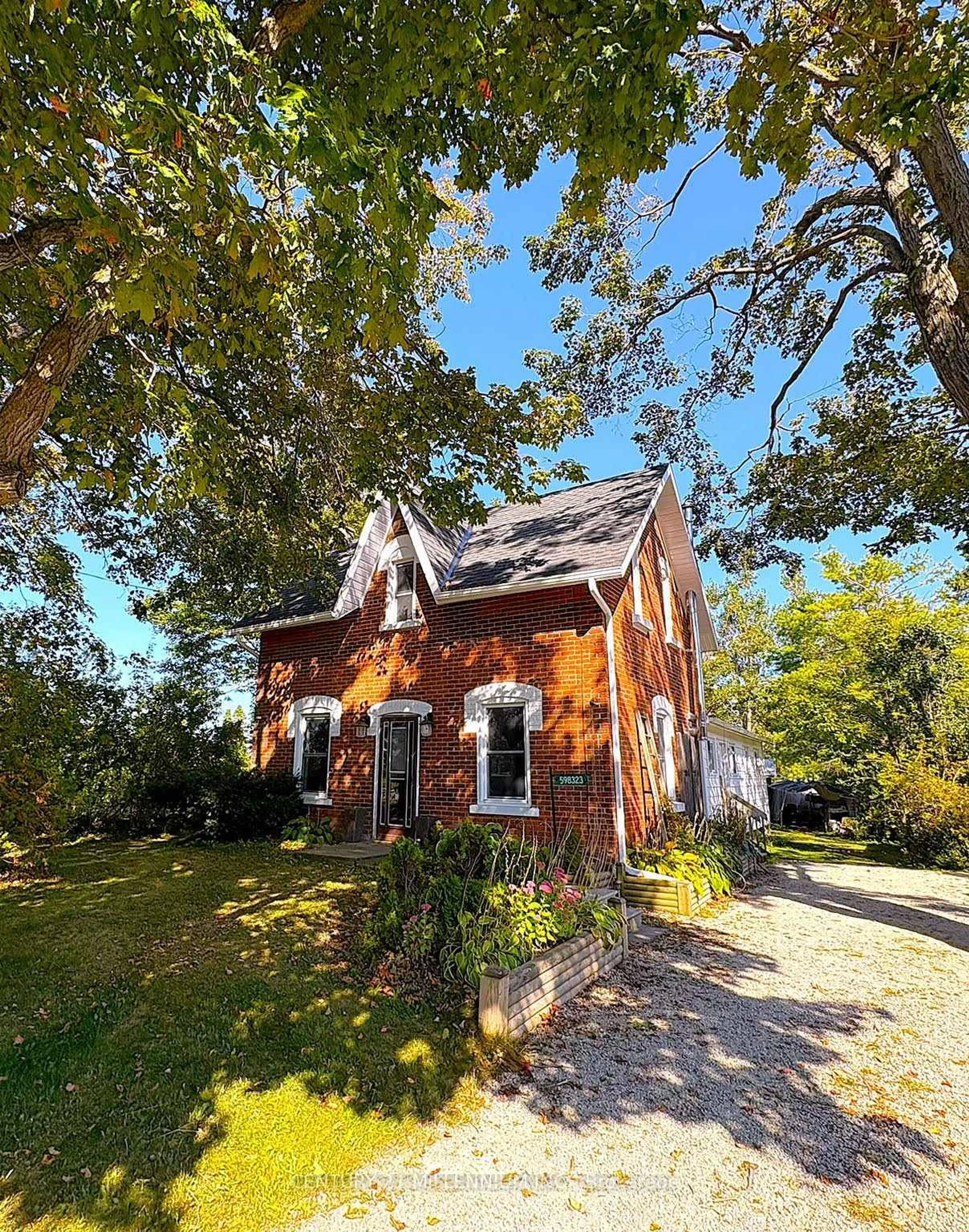 Home with brick exterior material, street for 598323 2nd Line, Mulmur Ontario L9V 0B6