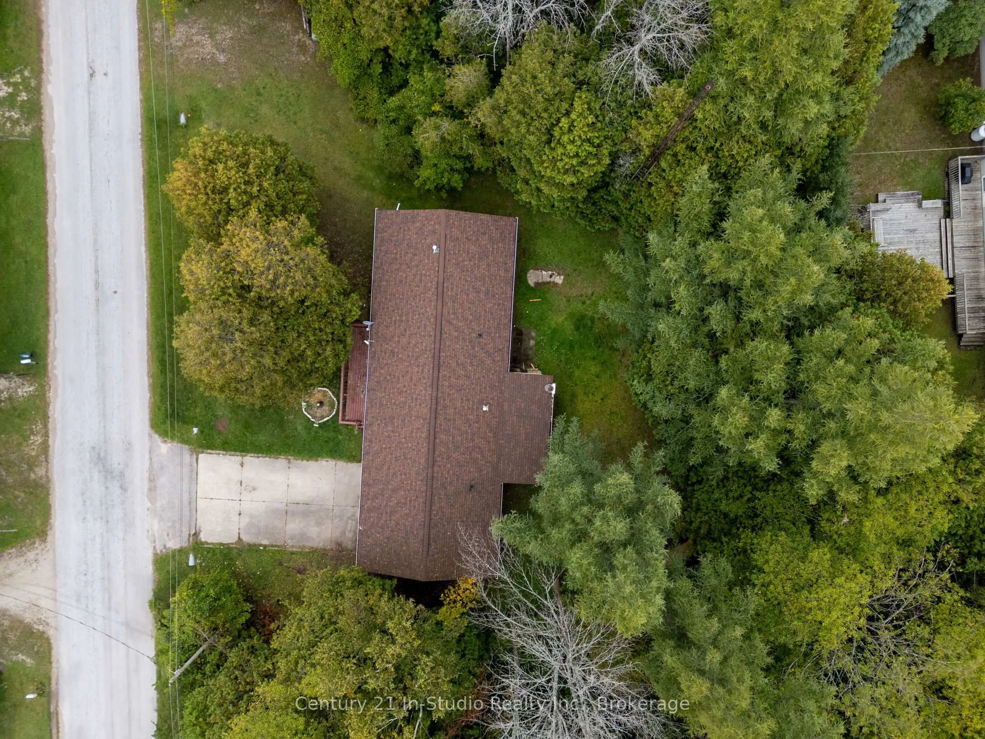 A pic from outside/outdoor area/front of a property/back of a property/a pic from drone, forest/trees view for 15 WHITEFISH Blvd, South Bruce Peninsula Ontario N0H 2T0